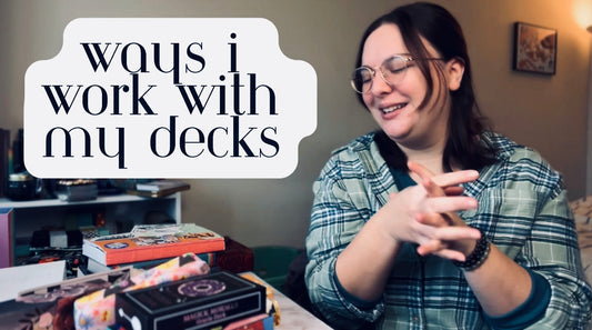 Ways I use my tarot decks and oracle decks how I work with my tarot decks and oracle decks