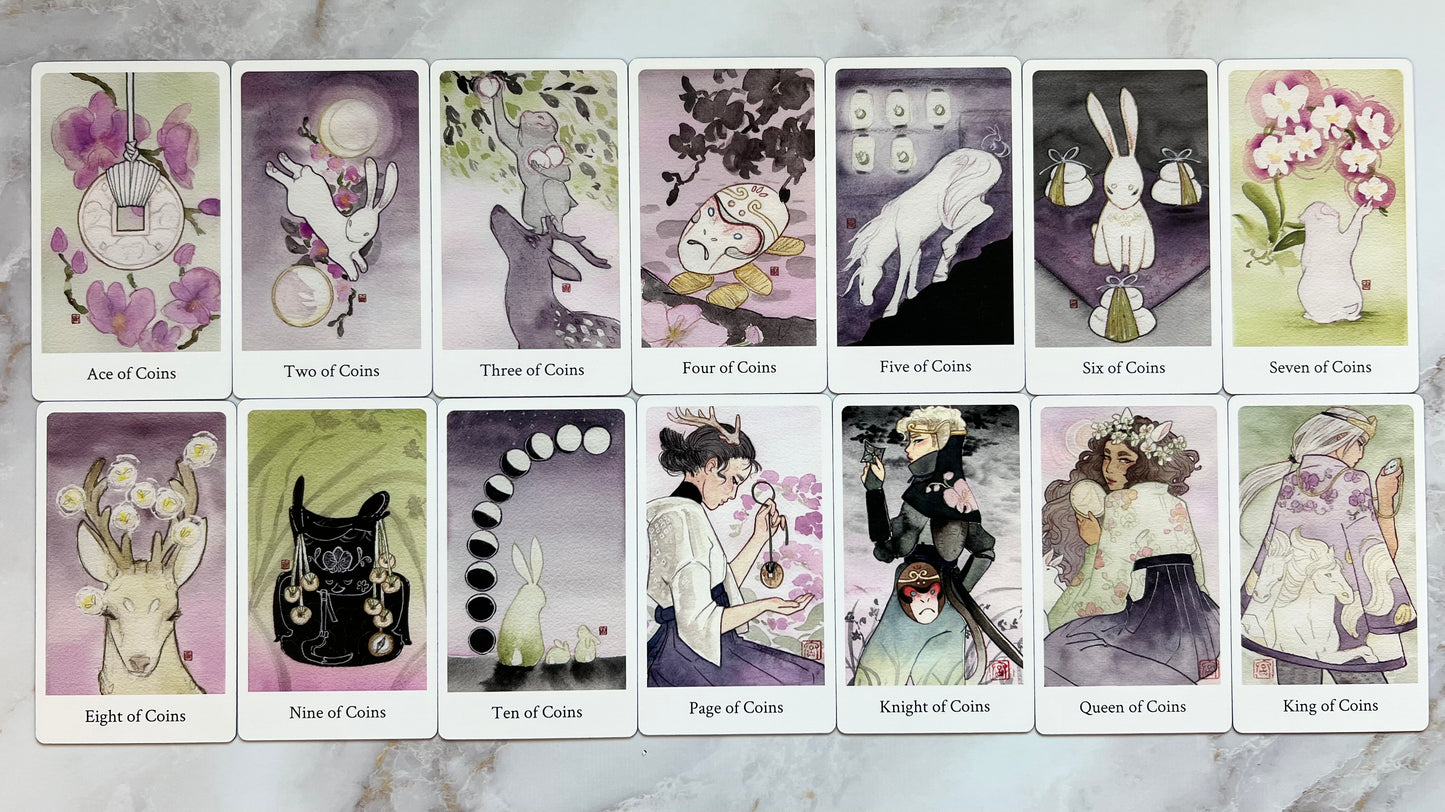 Botan Tarot Deck Second Edition Botan Tarot 2nd Edition Botan Tarot Reprint Indie Tarot Decks Indie Tarot Deck