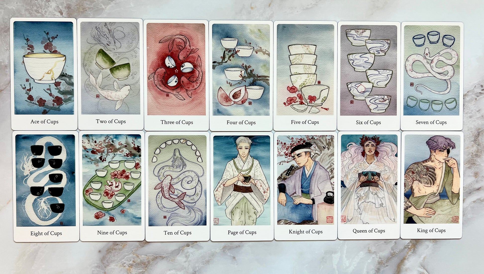 Botan Tarot Deck Second Edition Botan Tarot 2nd Edition Botan Tarot Reprint Indie Tarot Decks Indie Tarot Deck