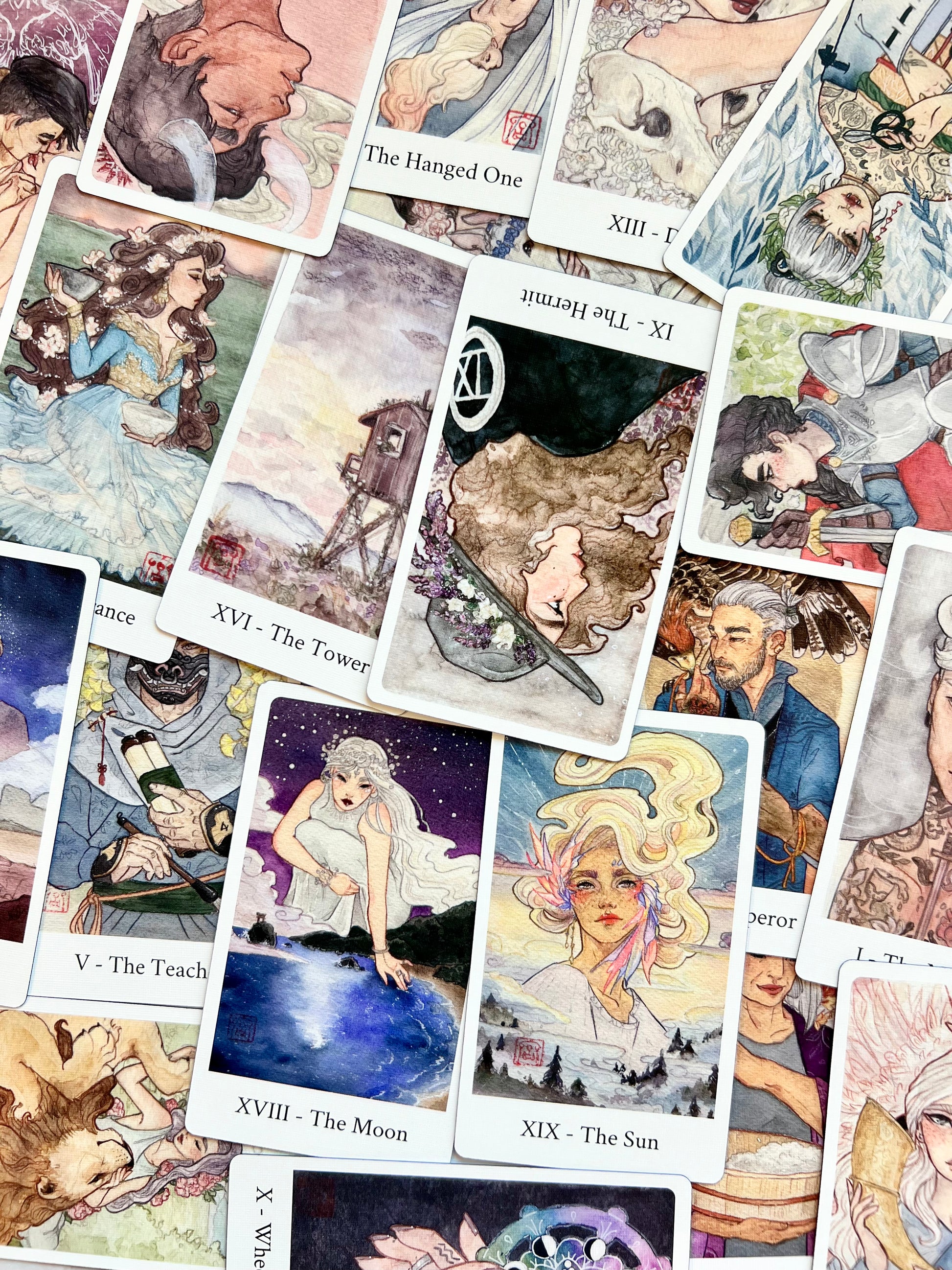 Botan Tarot Deck Second Edition Botan Tarot 2nd Edition Botan Tarot Reprint Indie Tarot Decks Indie Tarot Deck