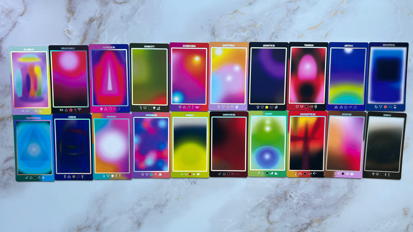 Color Visions Oracle Deck Aura Oracle Deck Chakra Oracle Deck Indie Oracle Deck Indie Oracle Decks Indie Decks Indie Deck 