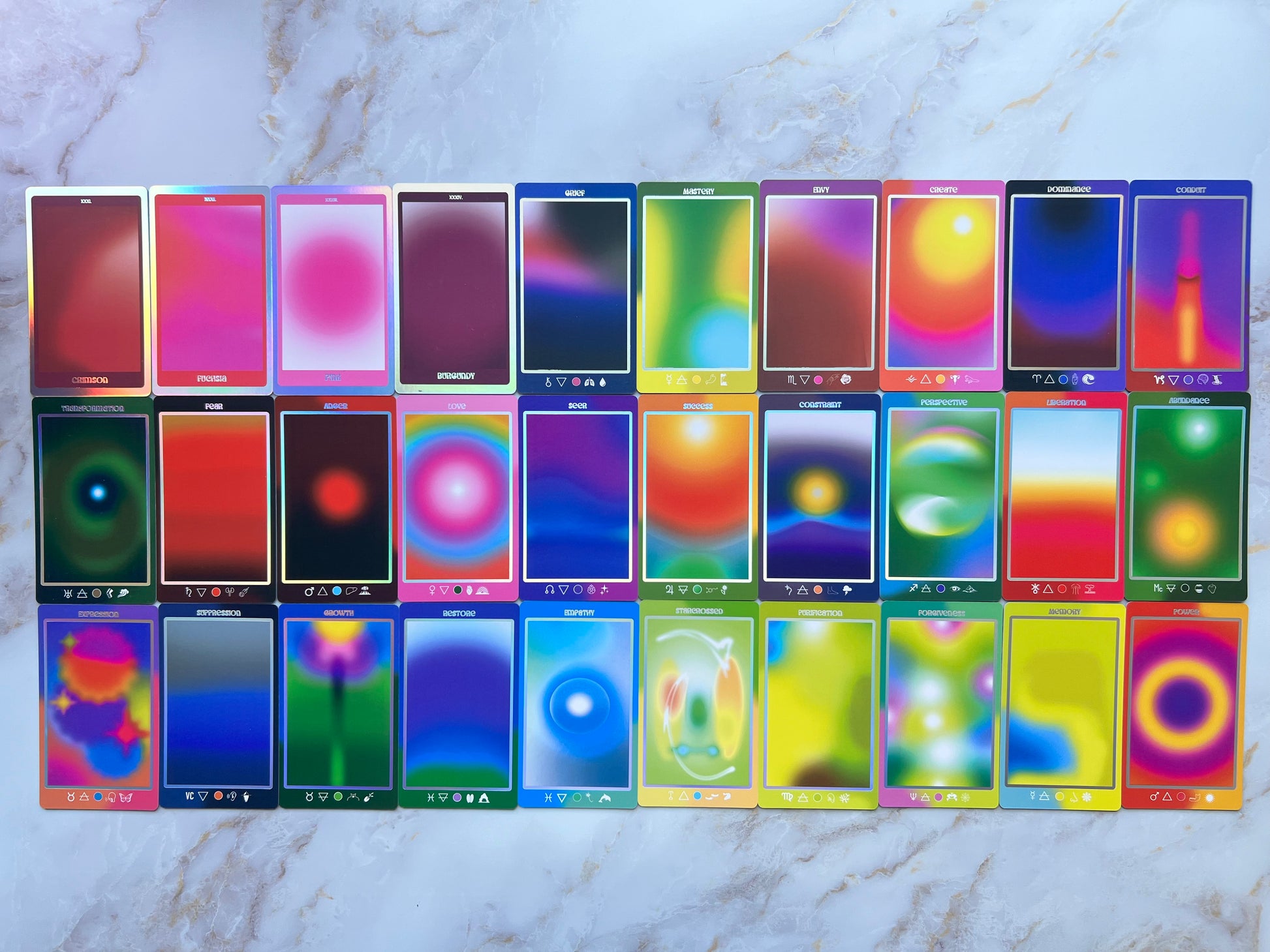 Color Visions Oracle Deck Aura Oracle Deck Chakra Oracle Deck Indie Oracle Deck Indie Oracle Decks Indie Decks Indie Deck