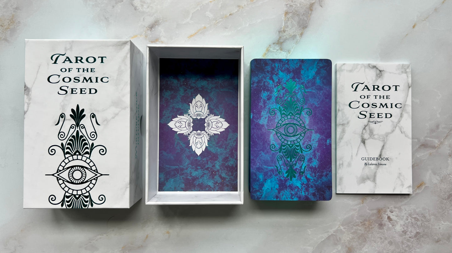 Cosmic Seed Tarot Deck Indie Tarot Deck Indie Tarot Decks Indie Decks New Tarot Deck