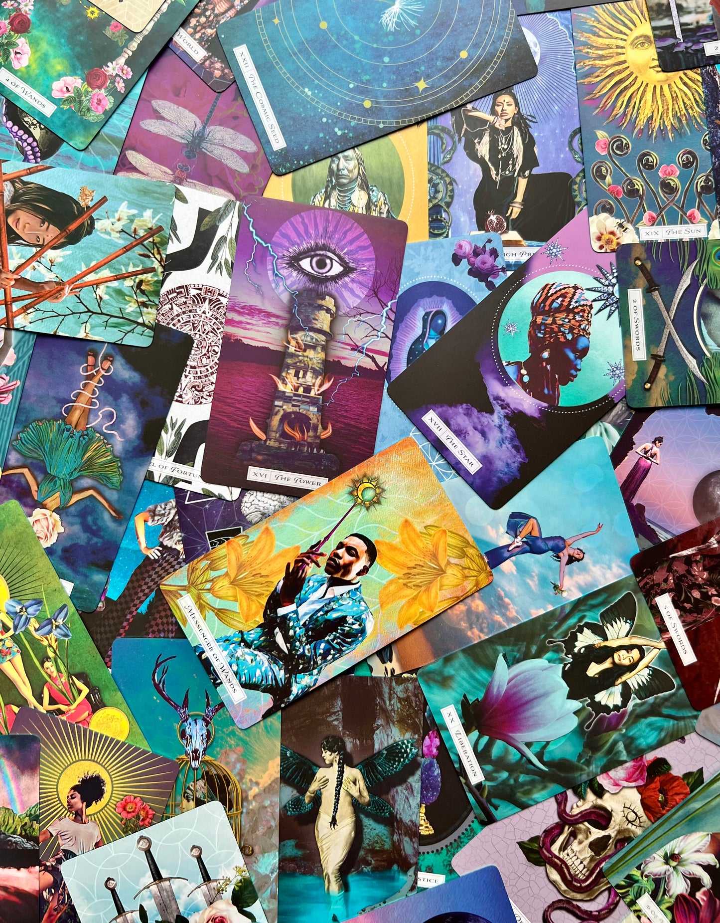 Cosmic Seed Tarot Deck Indie Tarot Deck Indie Tarot Decks Indie Decks New Tarot Deck