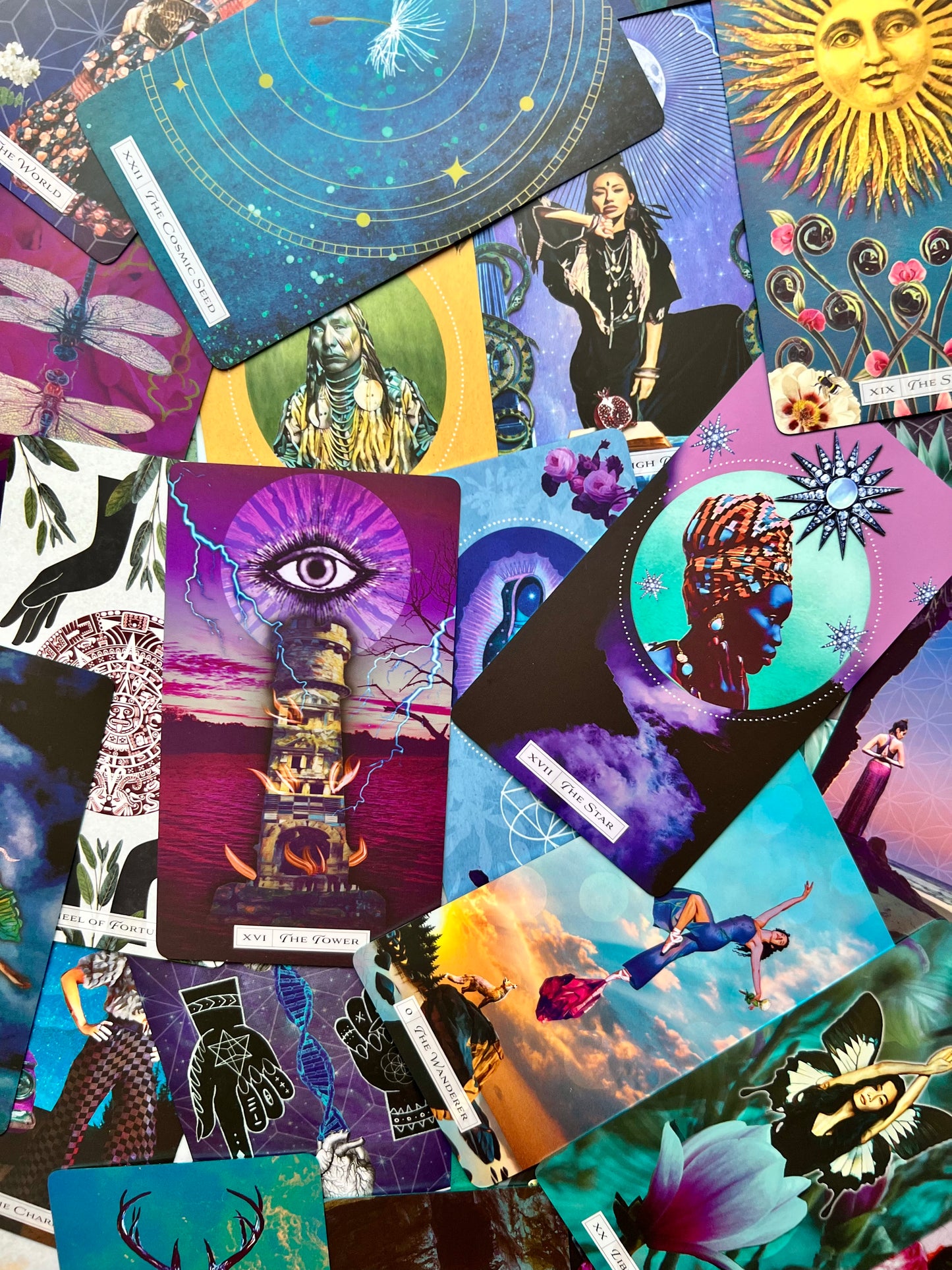 Cosmic Seed Tarot Deck Indie Tarot Deck Indie Tarot Decks Indie Decks New Tarot Deck