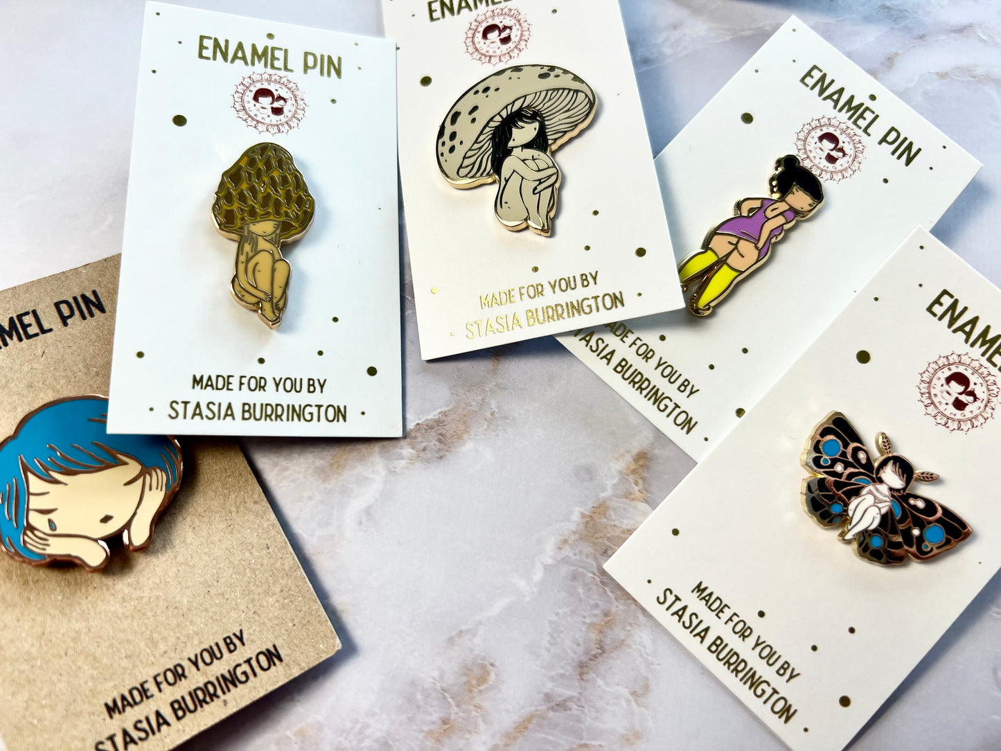 Stasia Enamel Pin