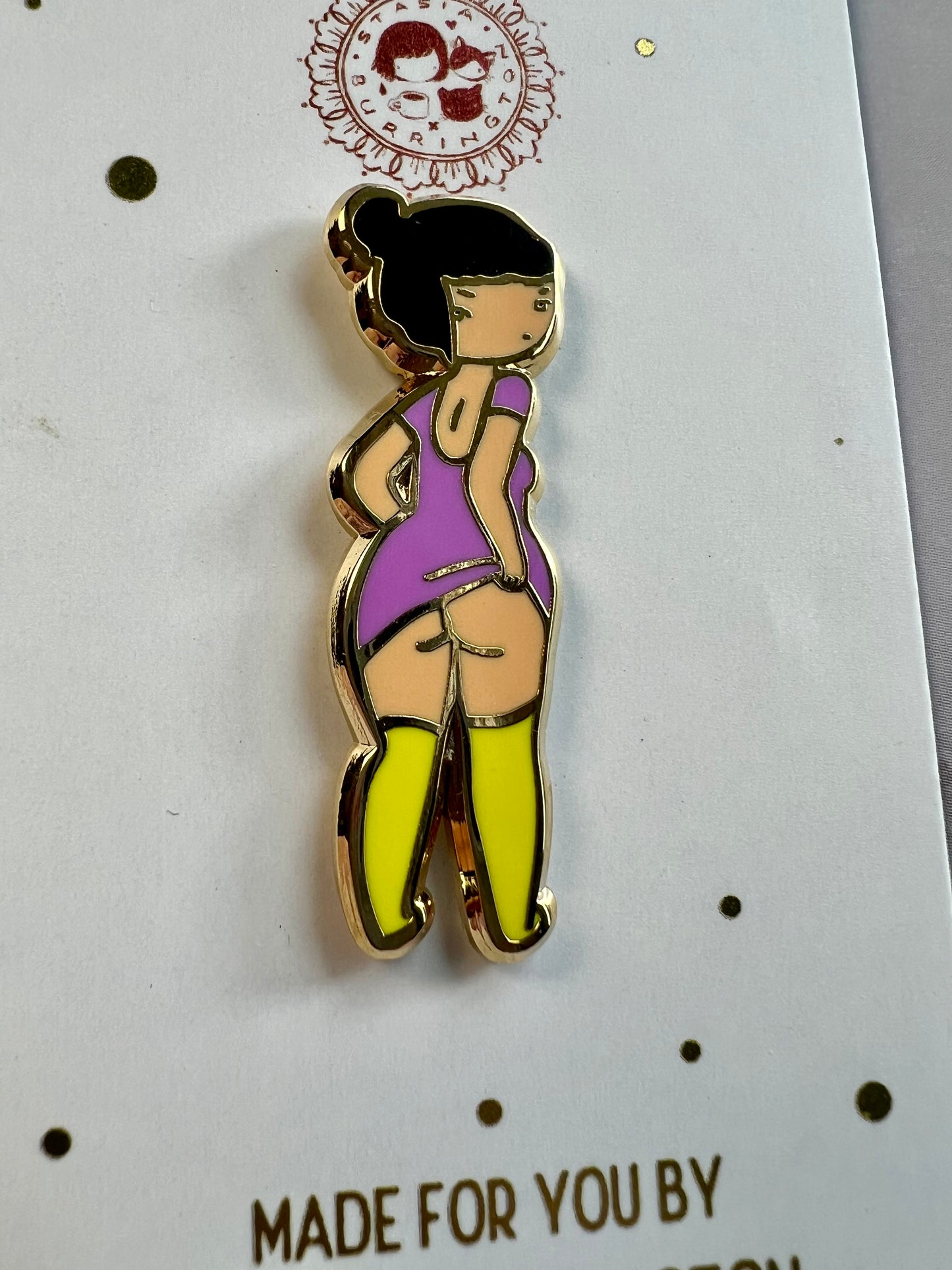Stasia Enamel Pin