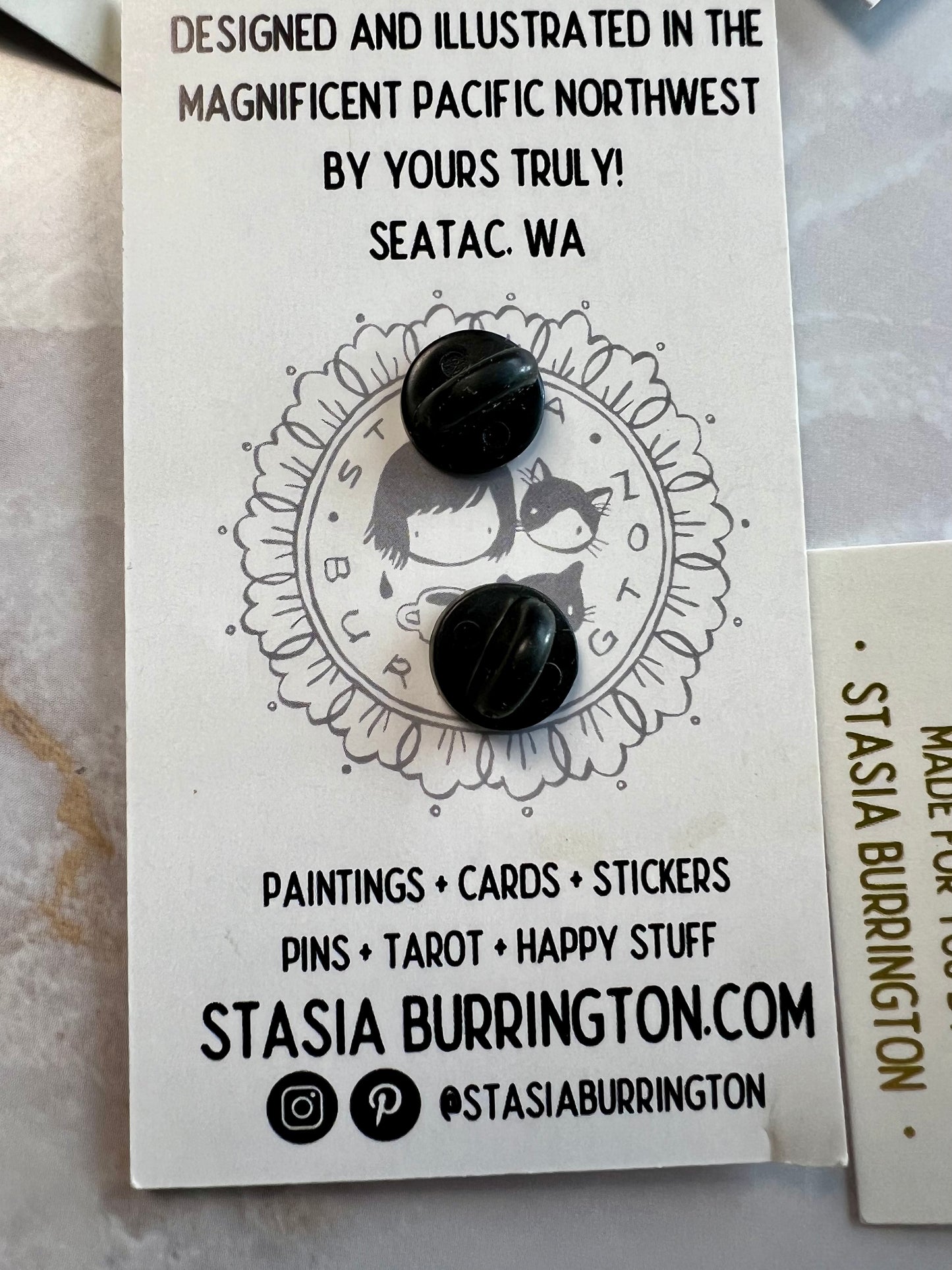Stasia Enamel Pin