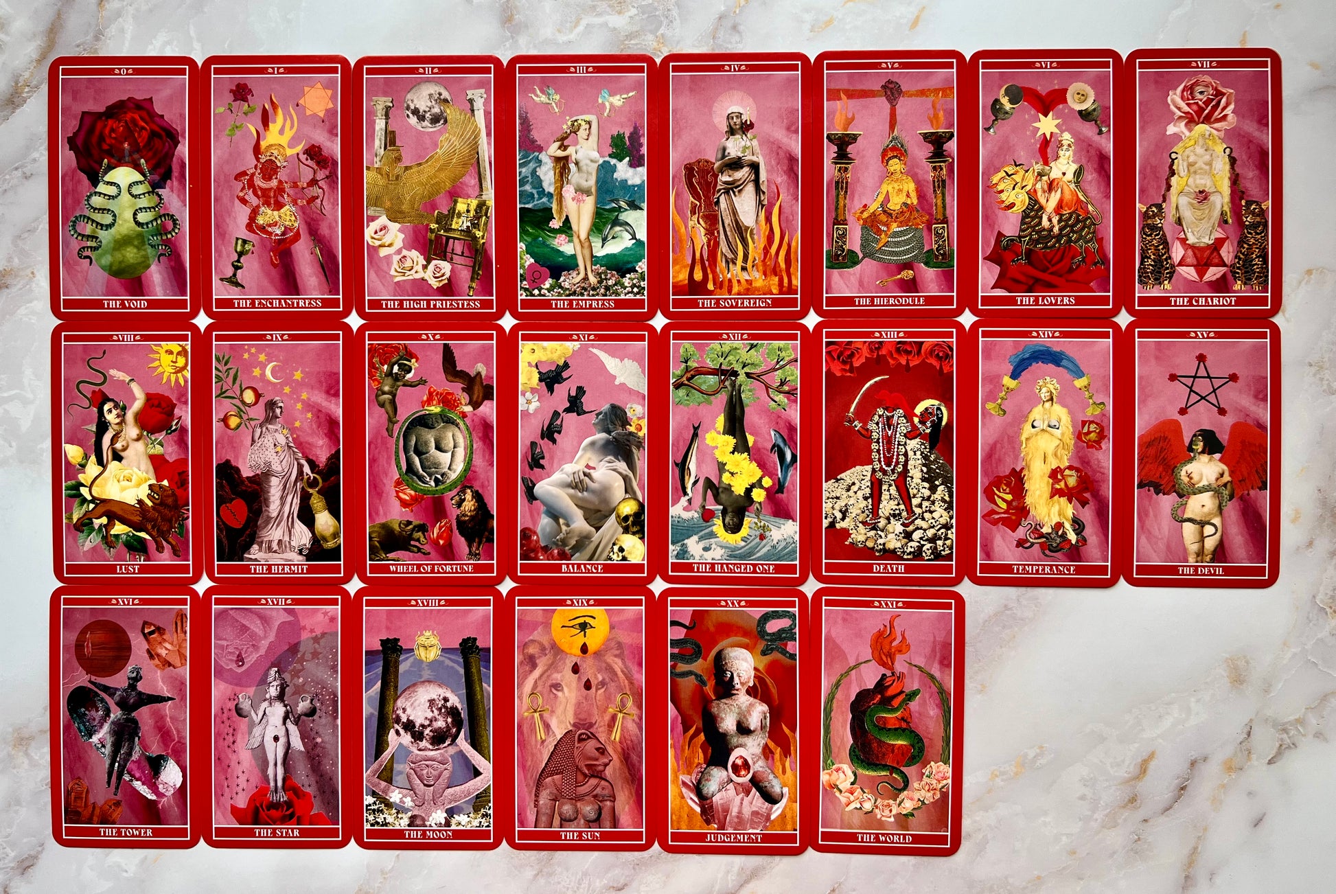 Goddess of Love Tarot Deck Gaby Herstik Tarot Deck New Tarot Deck Divine Feminine Tarot Deck Goddess Tarot Deck Gabriela Herstik Deck