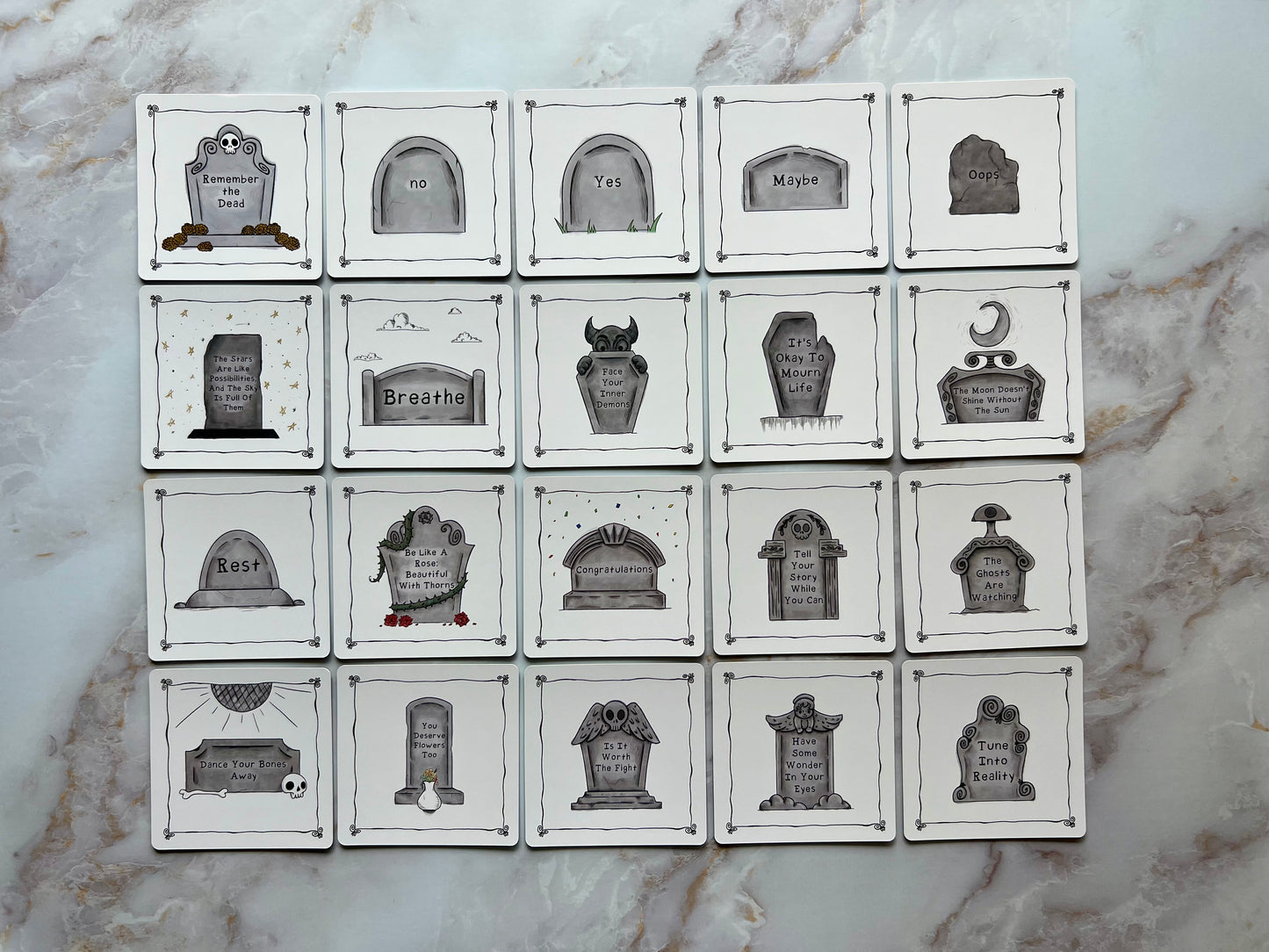 Graveyard Oracle Deck Indie Oracle Deck Indie Oracle Decks Indie Decks