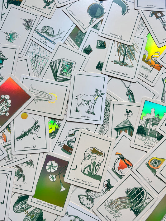 Green Glyphs Oracle Deck Indie Decks