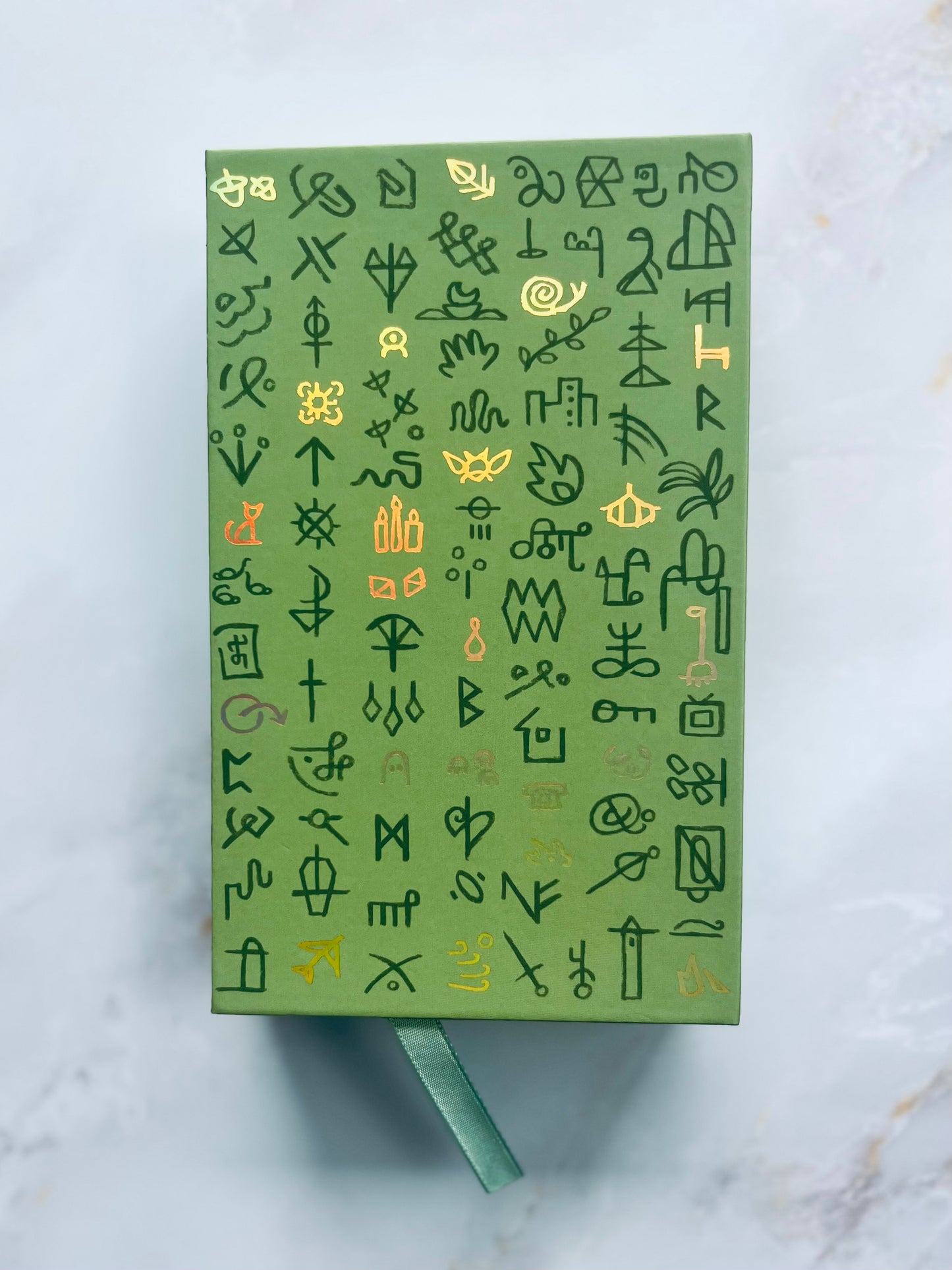 Green Glyphs Oracle Deck Indie Decks