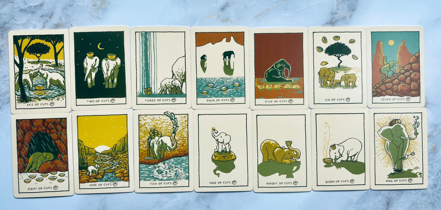 Green Glyphs Tarot Deck Indie Tarot Decks