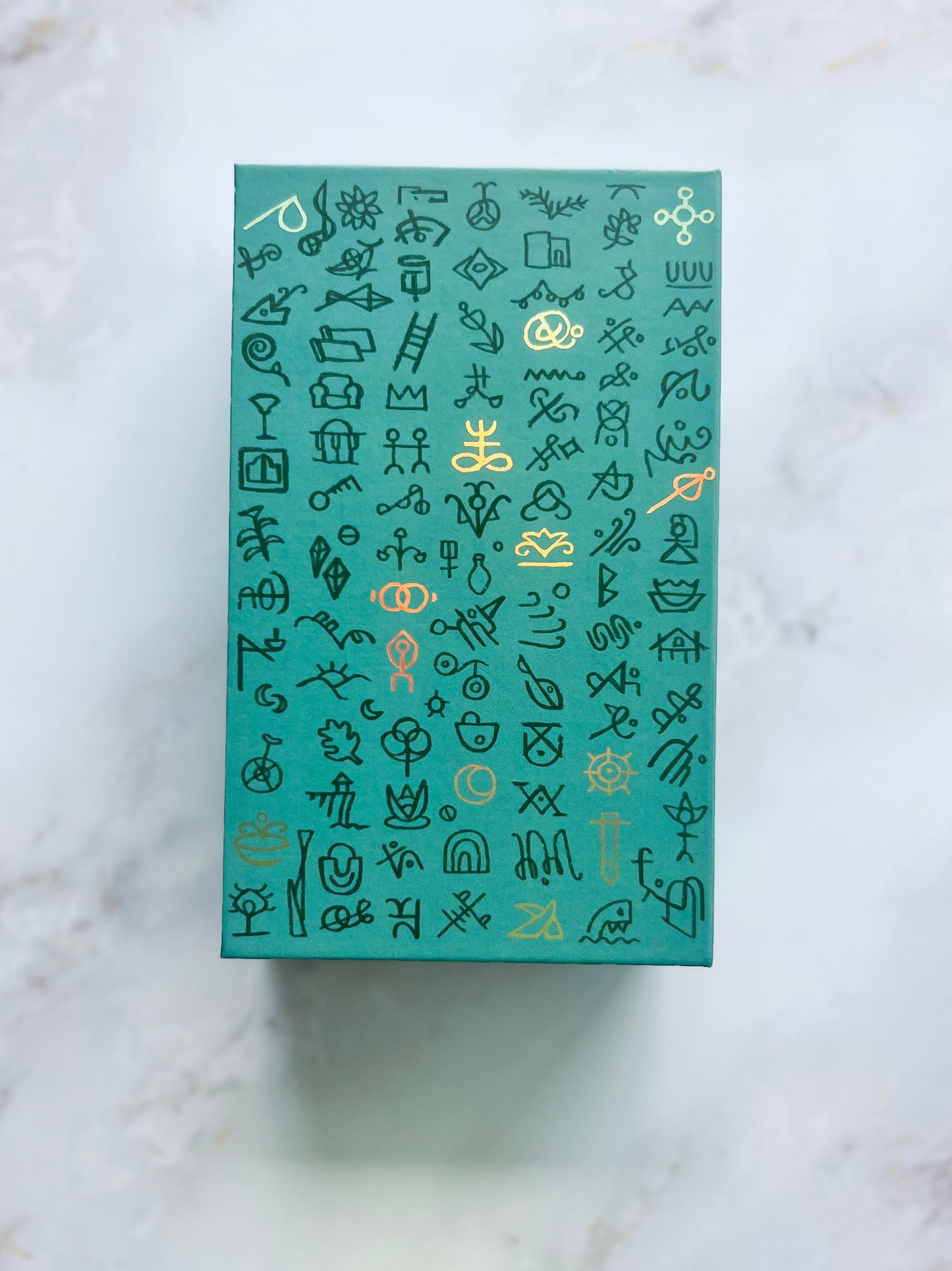 Green Glyphs Tarot Deck Indie Tarot Decks