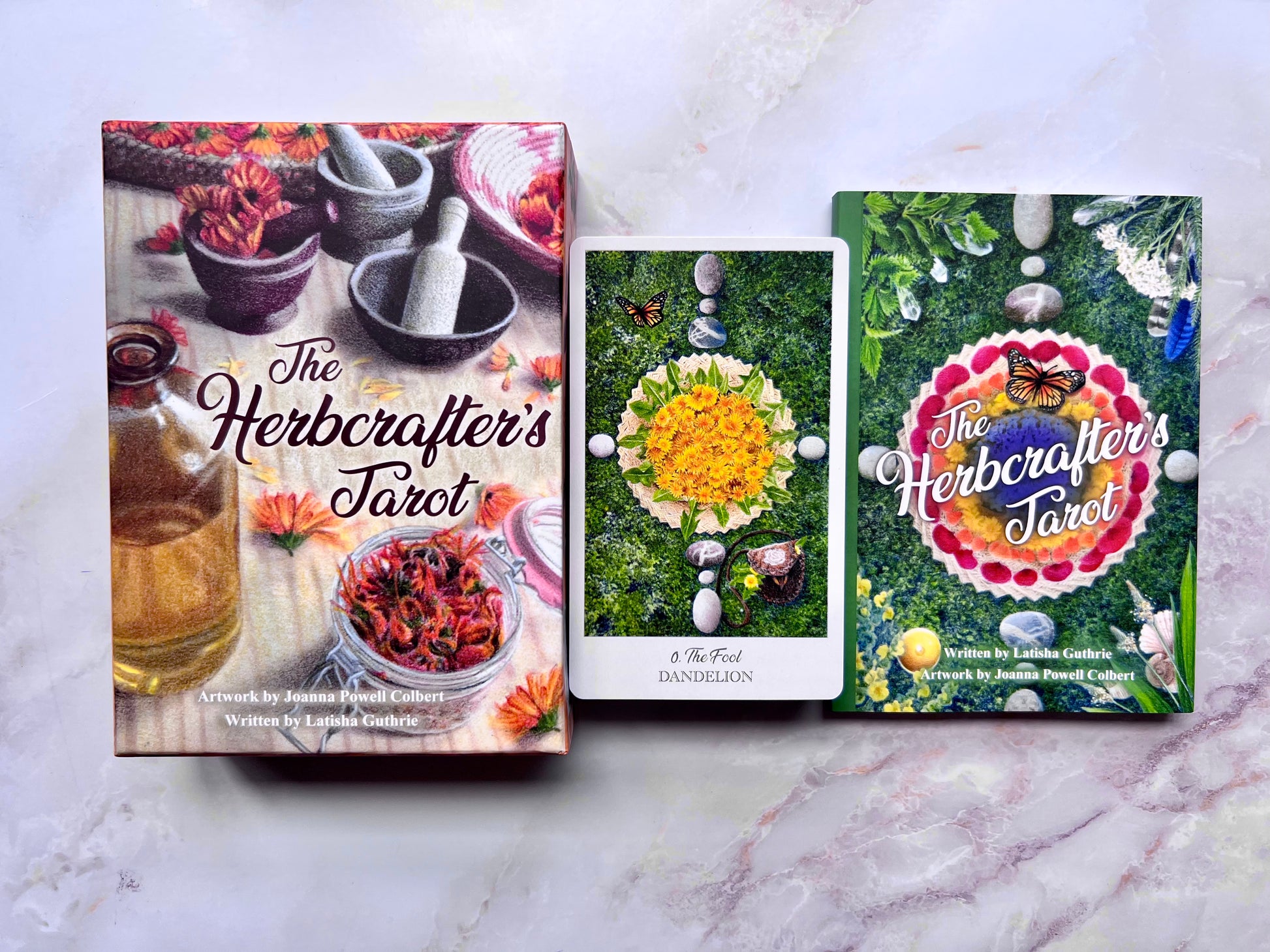 Herbcrafter's Tarot Deck Herbology Tarot Deck Tarot Decks for Herbalists Nature Tarot Deck