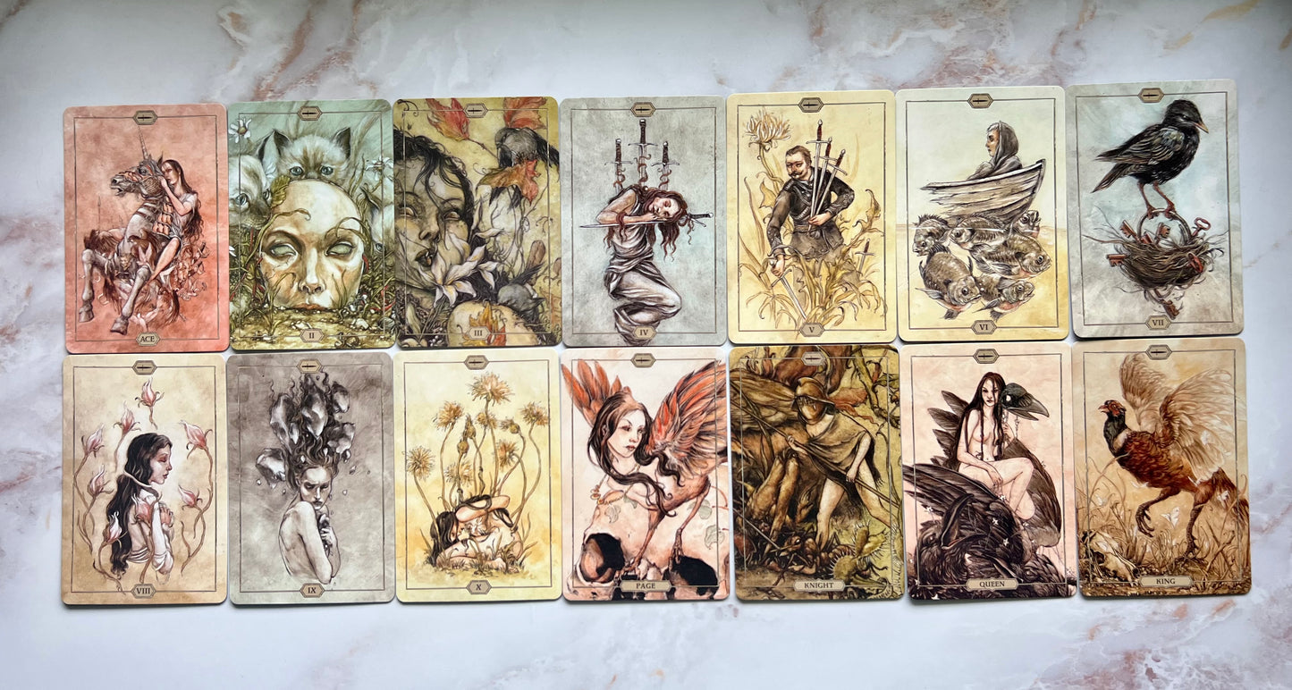 Hush Tarot Deck Death Goth Tarot