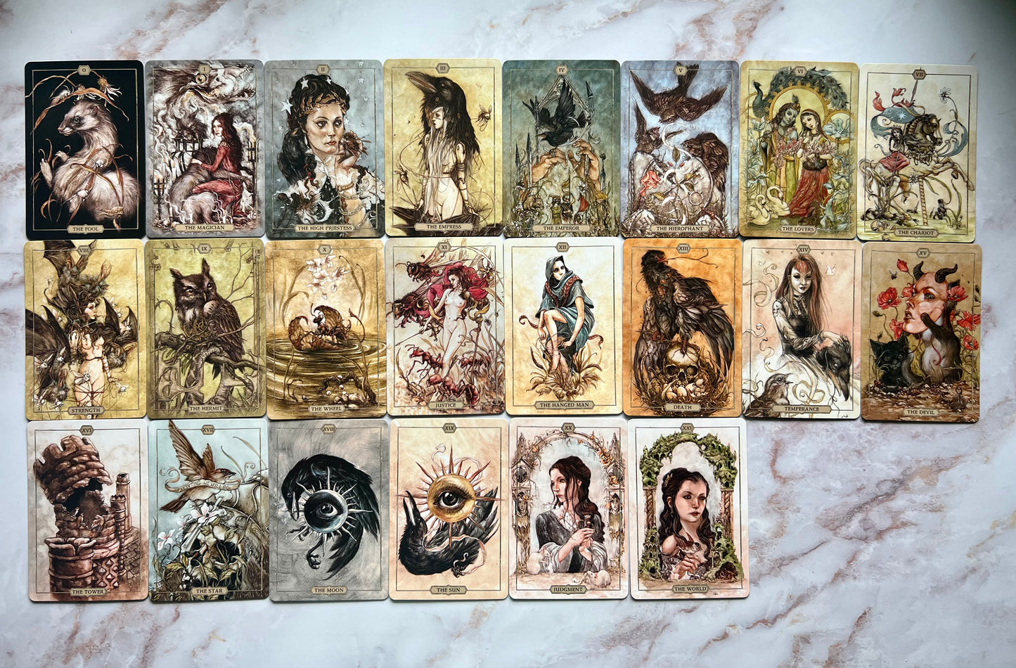 Hush Tarot Deck Death Goth Tarot