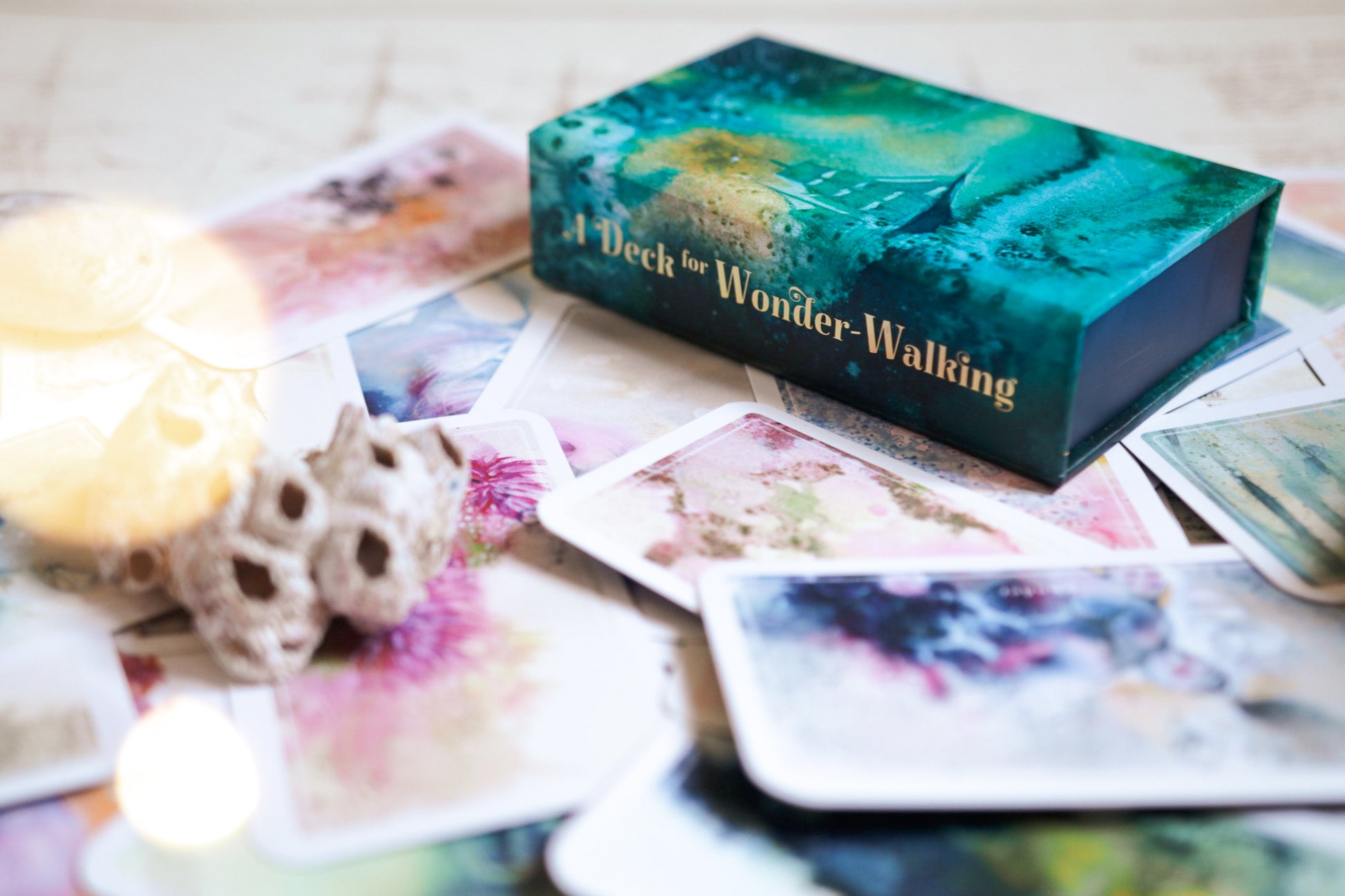A Deck for Wonder Walking Oracle Deck Watercolor Nature Oracle Cards Indie Oracle Deck Indie Decks