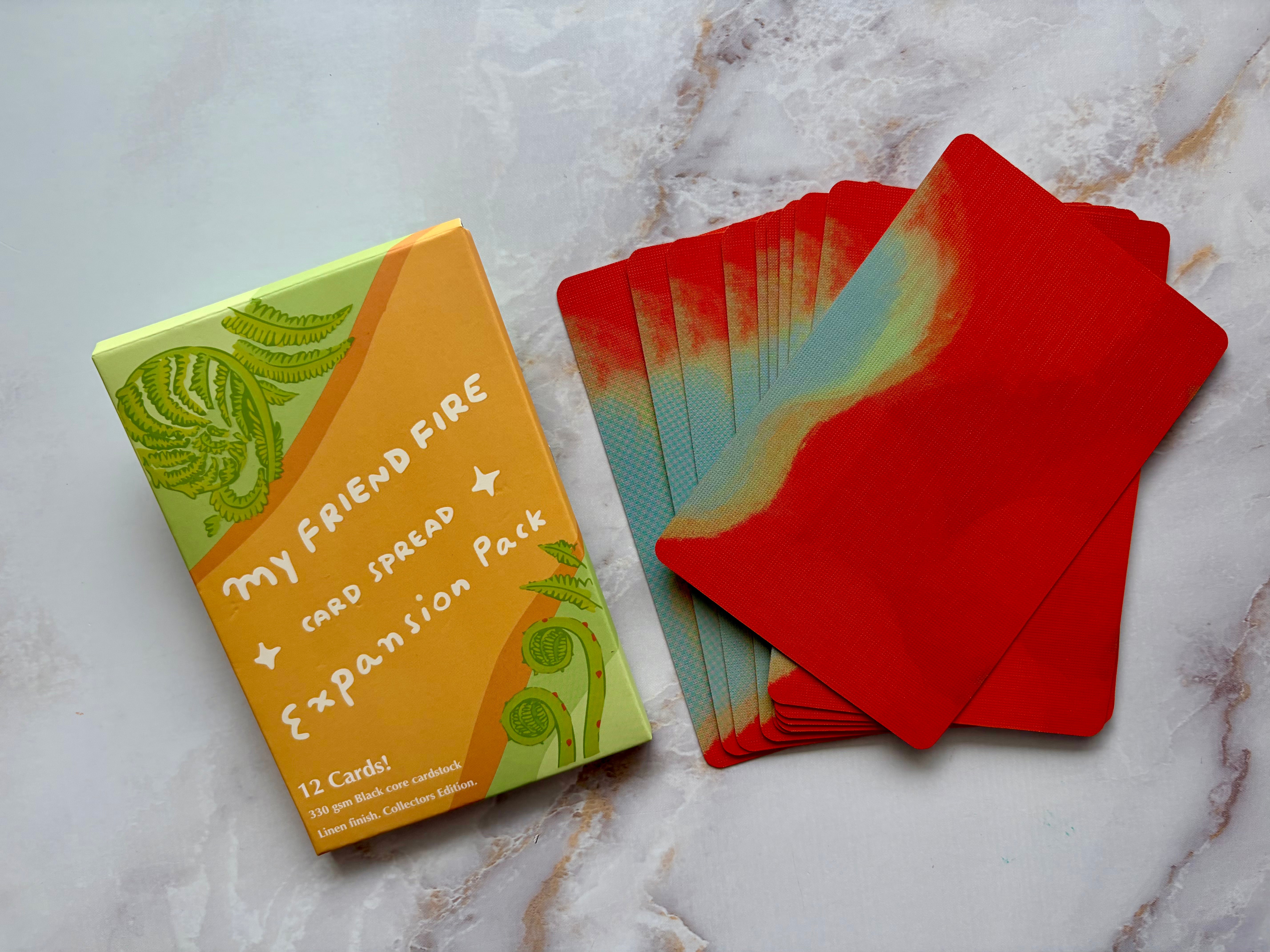 My Friend Fire Card Spread Expansion Pack – A Riffle In Time