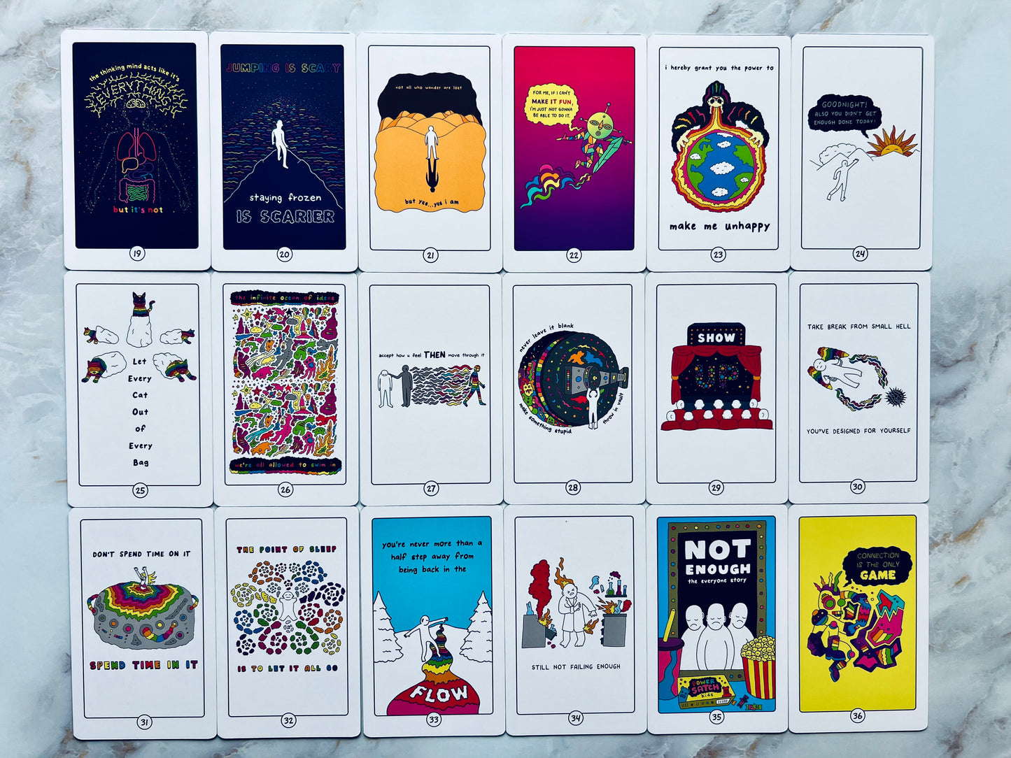 Rainbow Brainskull Oracle Deck Rainbow Brain Skull Oracle Deck Rainbow Brain Oracle Deck Mass Market Oracle Deck Mass Market Decks Affirmation Deck Rainbow Oracle Deck