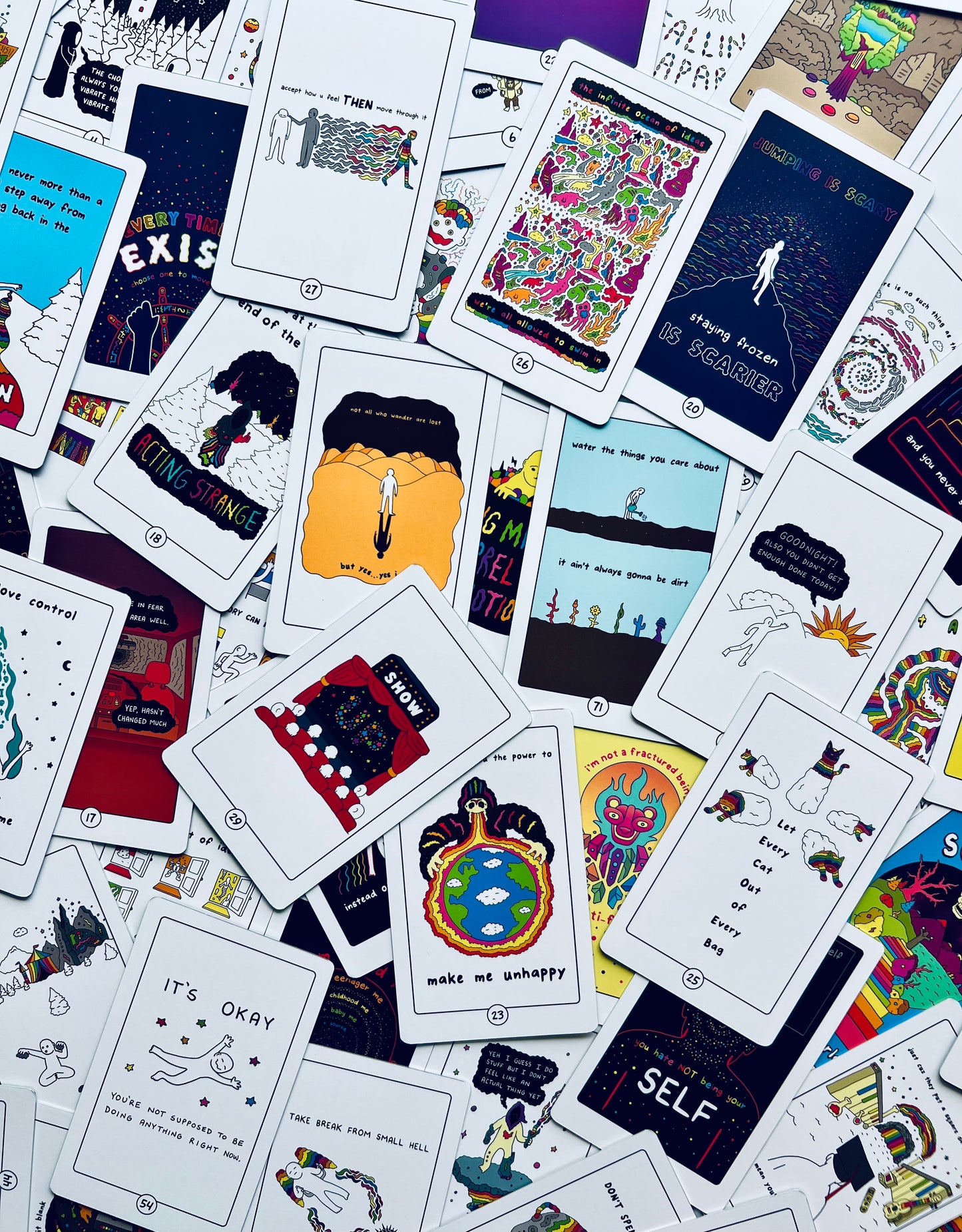 Rainbow Brainskull Oracle Deck Rainbow Brain Skull Oracle Deck Rainbow Brain Oracle Deck Mass Market Oracle Deck Mass Market Decks Affirmation Deck Rainbow Oracle Deck