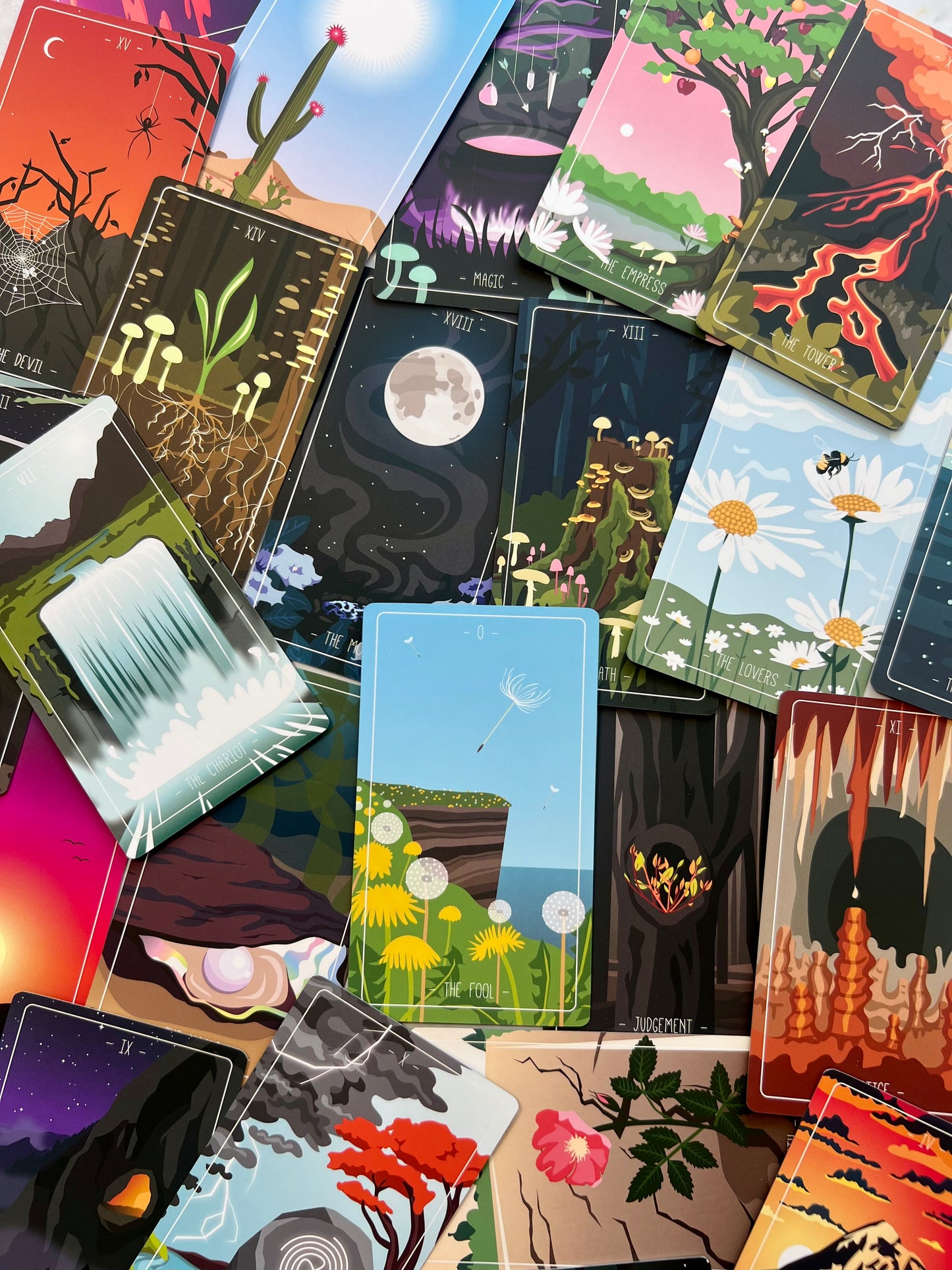 Cracked Amethyst Tarot Deck