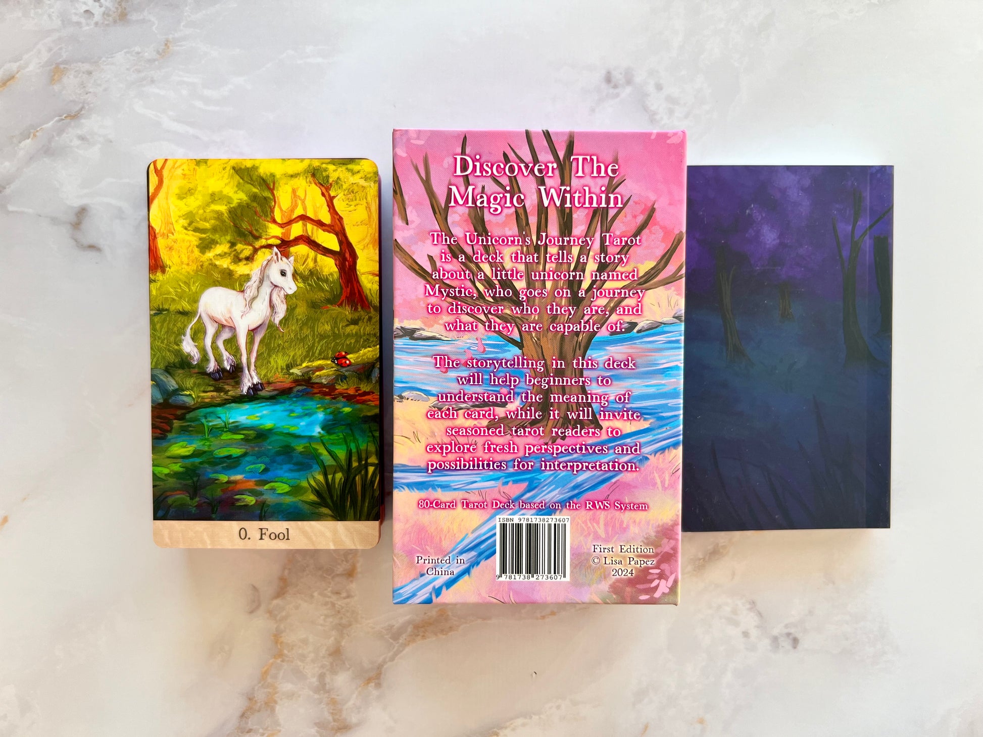 Unicorn's Journey Tarot Deck by Lisa Papez Indie Tarot Decks Indie Decks