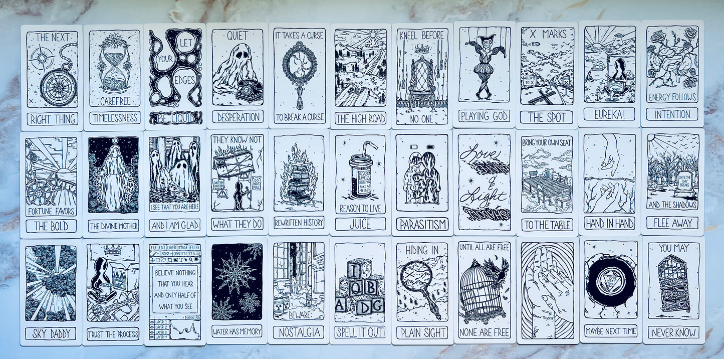 Visions in the Liminal Space Oracle Deck Indie Oracle Deck