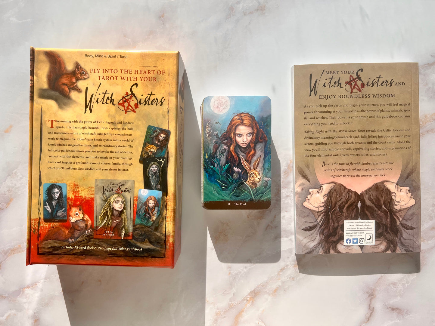 Witch Sister Tarot Deck Julia Jefferey Tarot Deck Mass Market Tarot Deck New Mass Market Decks New Tarto Deck Witch Tarot Deck Witchy Tarot Deck Witch's Sister Tarot Deck Witches Sister Tarot Deck