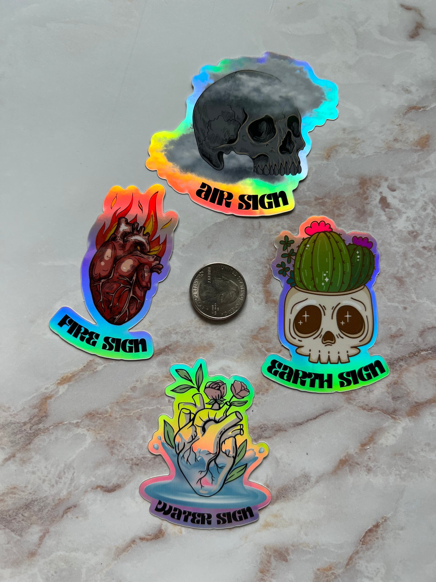 Zodiac Element Stickers