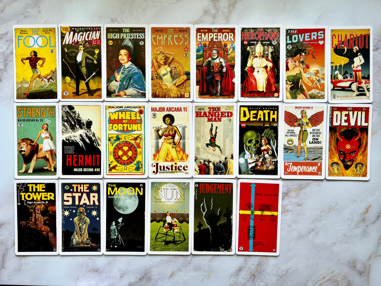 Pulp Tarot Deck Indie Tarot Decks