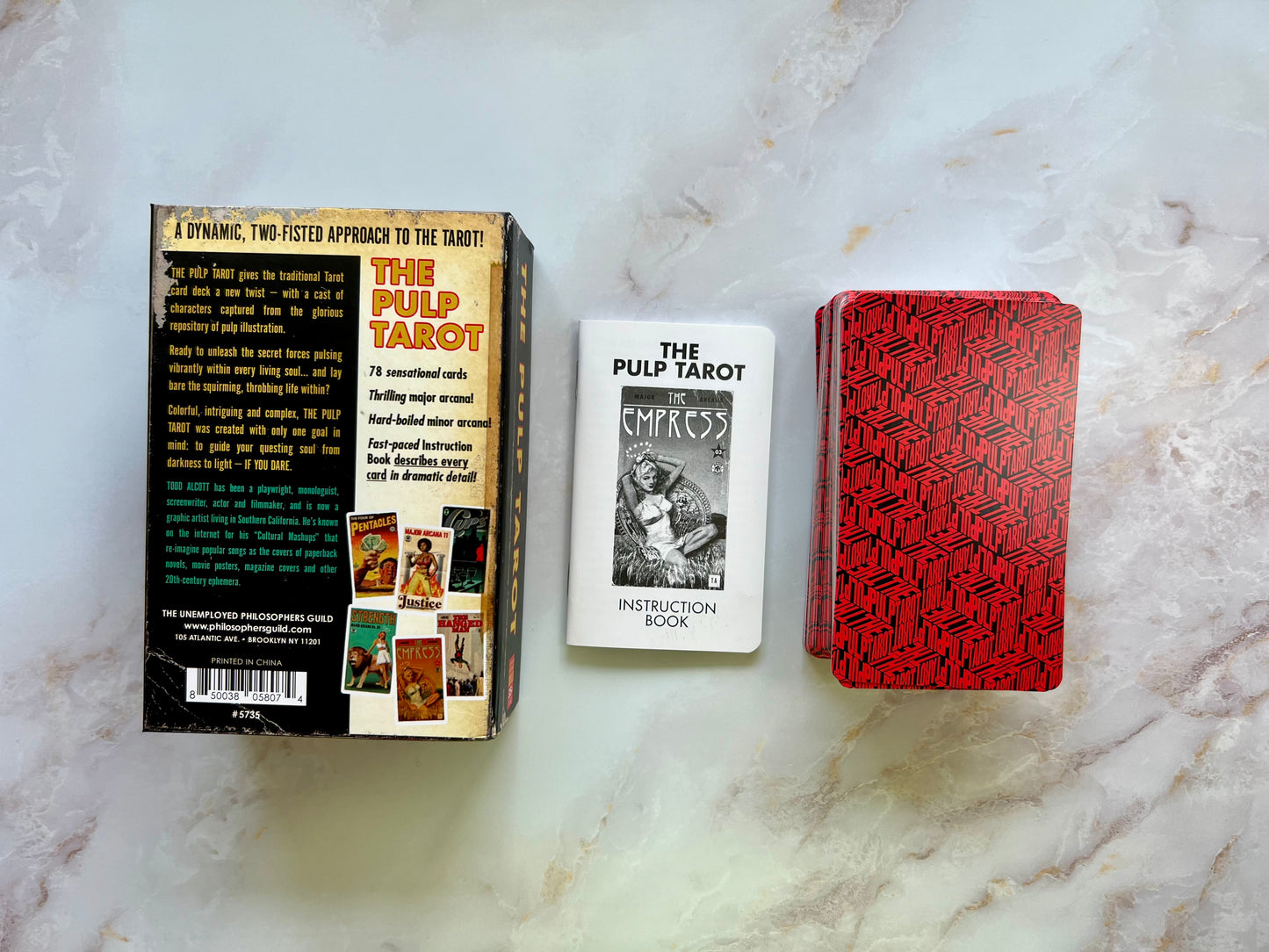 Pulp Tarot Deck Indie Tarot Decks