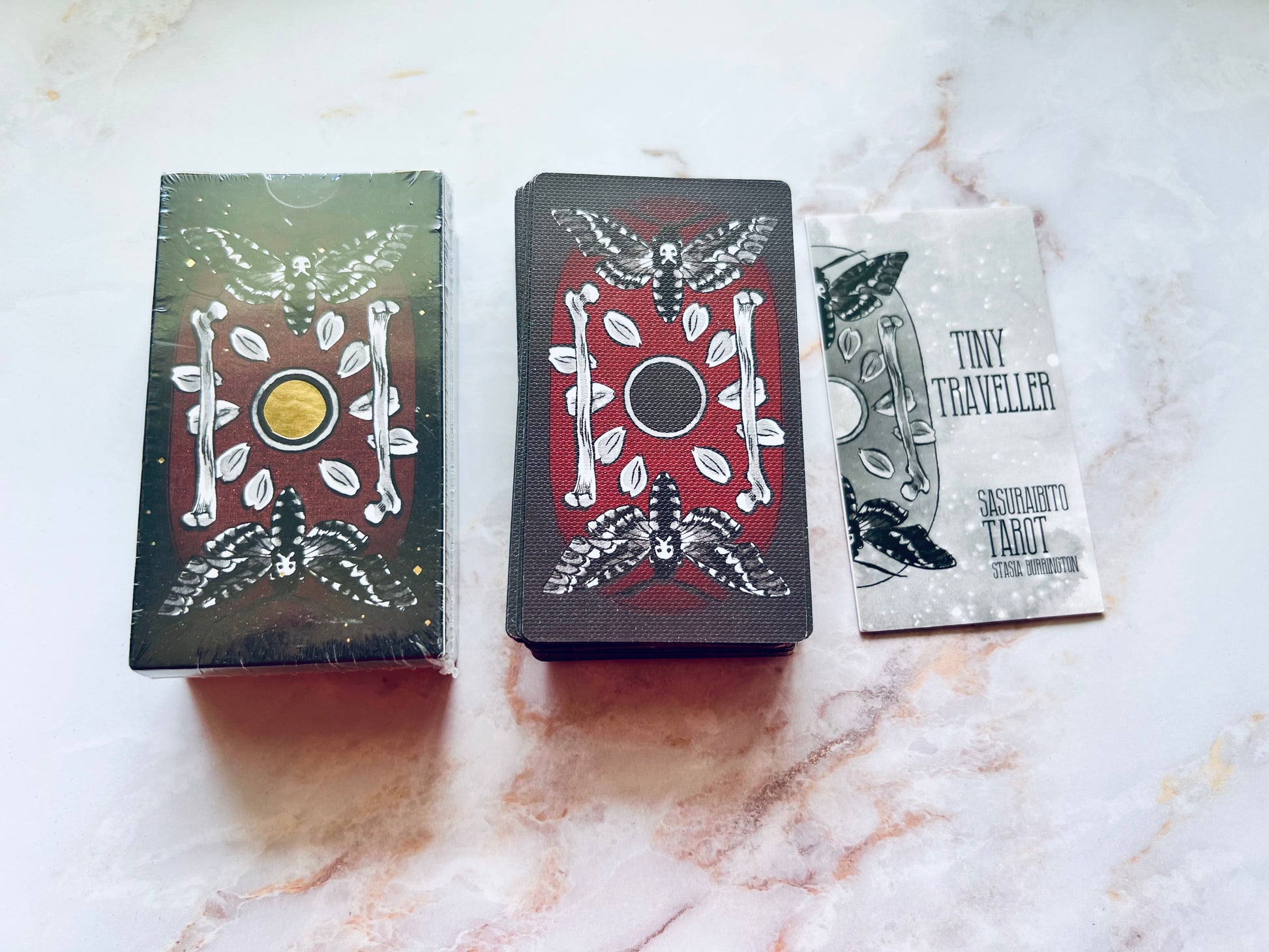 Sasuraibito Tarot Card Deck Tiny Traveller Mini Tarot Deck Indie Tarot Deck