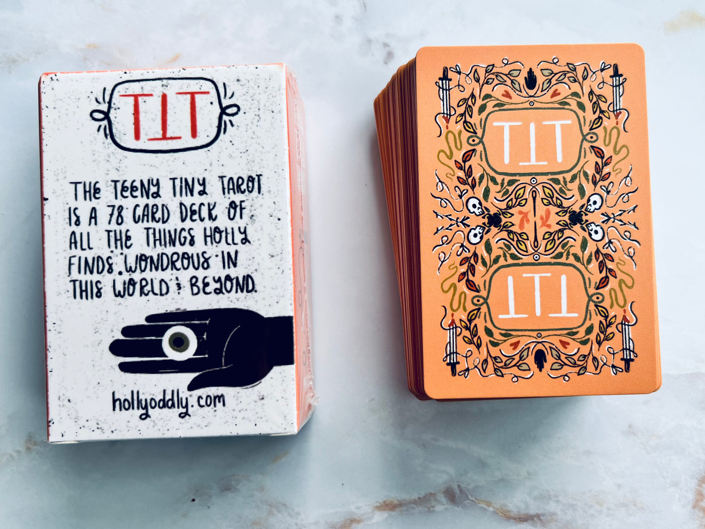 Teeny Tiny Tarot Deck Mini Tarot Deck Indie Tarot Deck