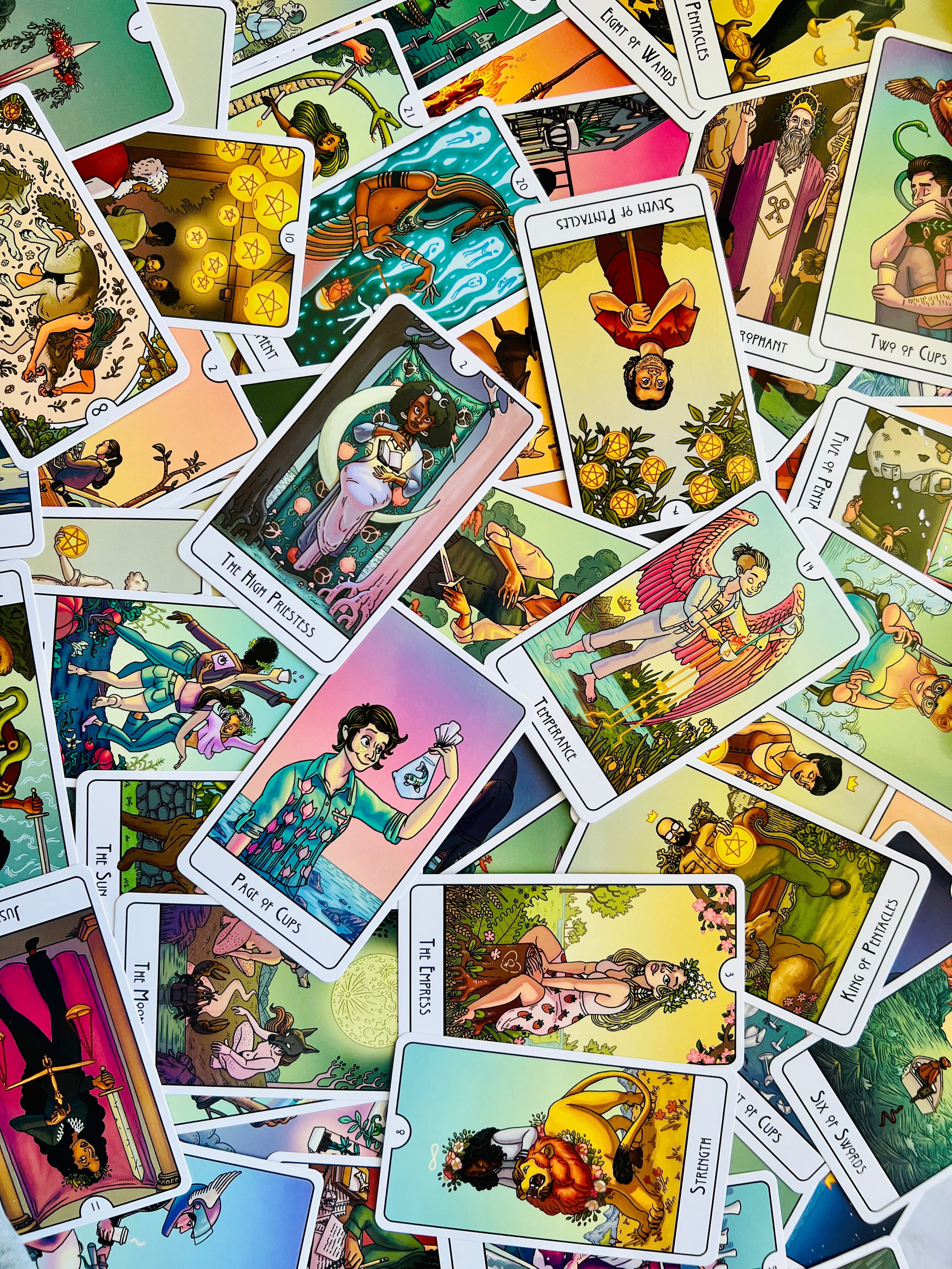 趣味・スポーツ・実用 This Might Hurt Tarot Deck This Might Hurt Tarot Deck – A Riffle In Time