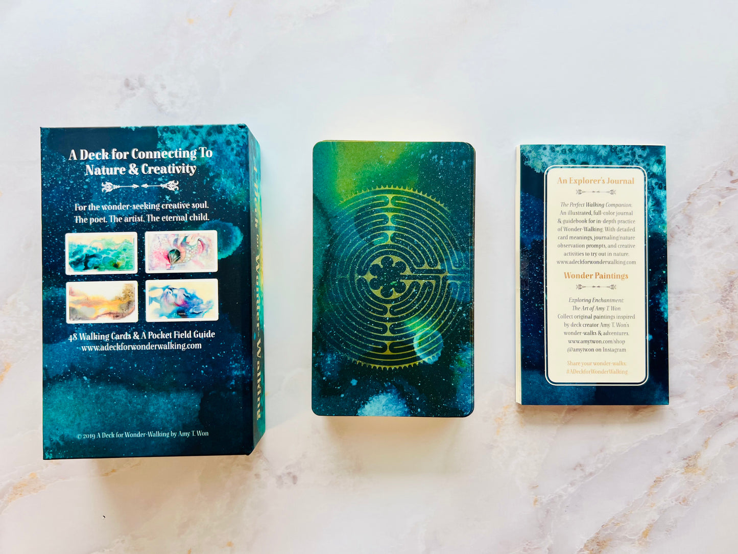 A Deck for Wonder Walking Oracle Deck Watercolor Nature Oracle Cards Indie Oracle Deck Indie Decks