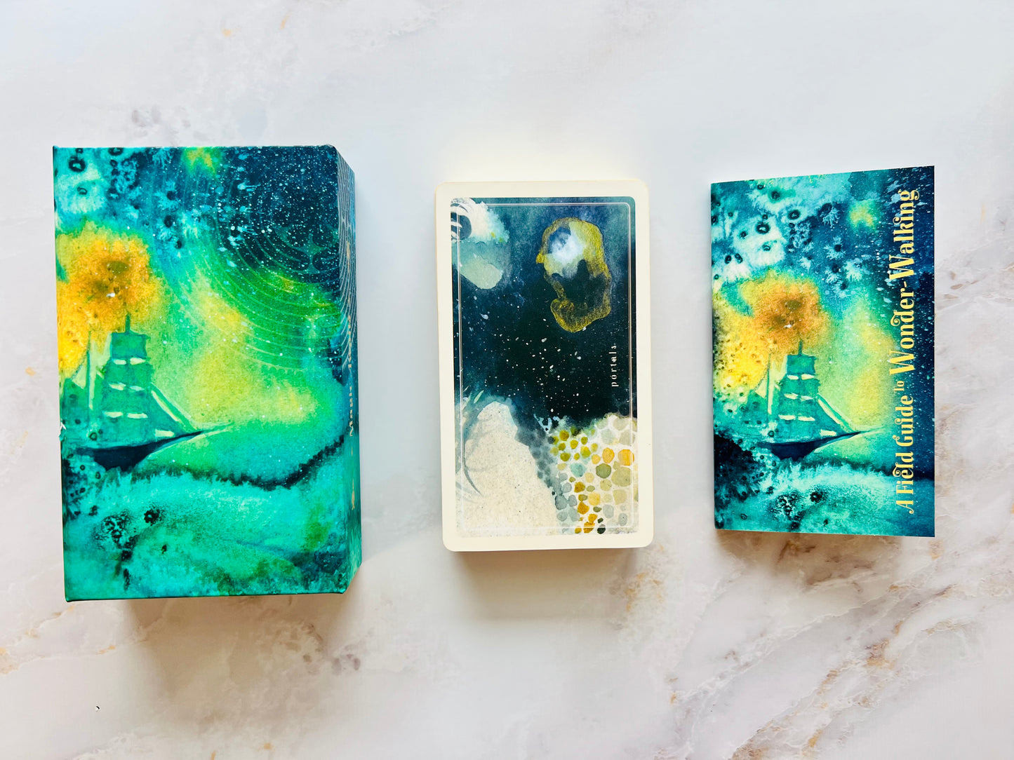 A Deck for Wonder Walking Oracle Deck Watercolor Nature Oracle Cards Indie Oracle Deck Indie Decks