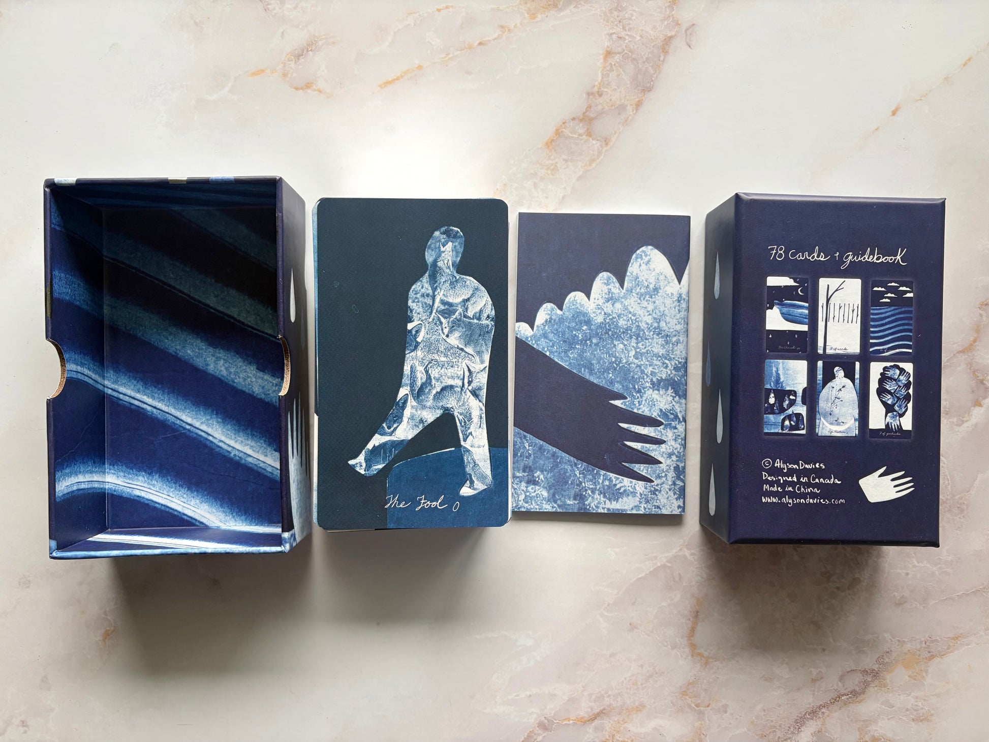 Blue Earth Tarot Deck Alyson Davies