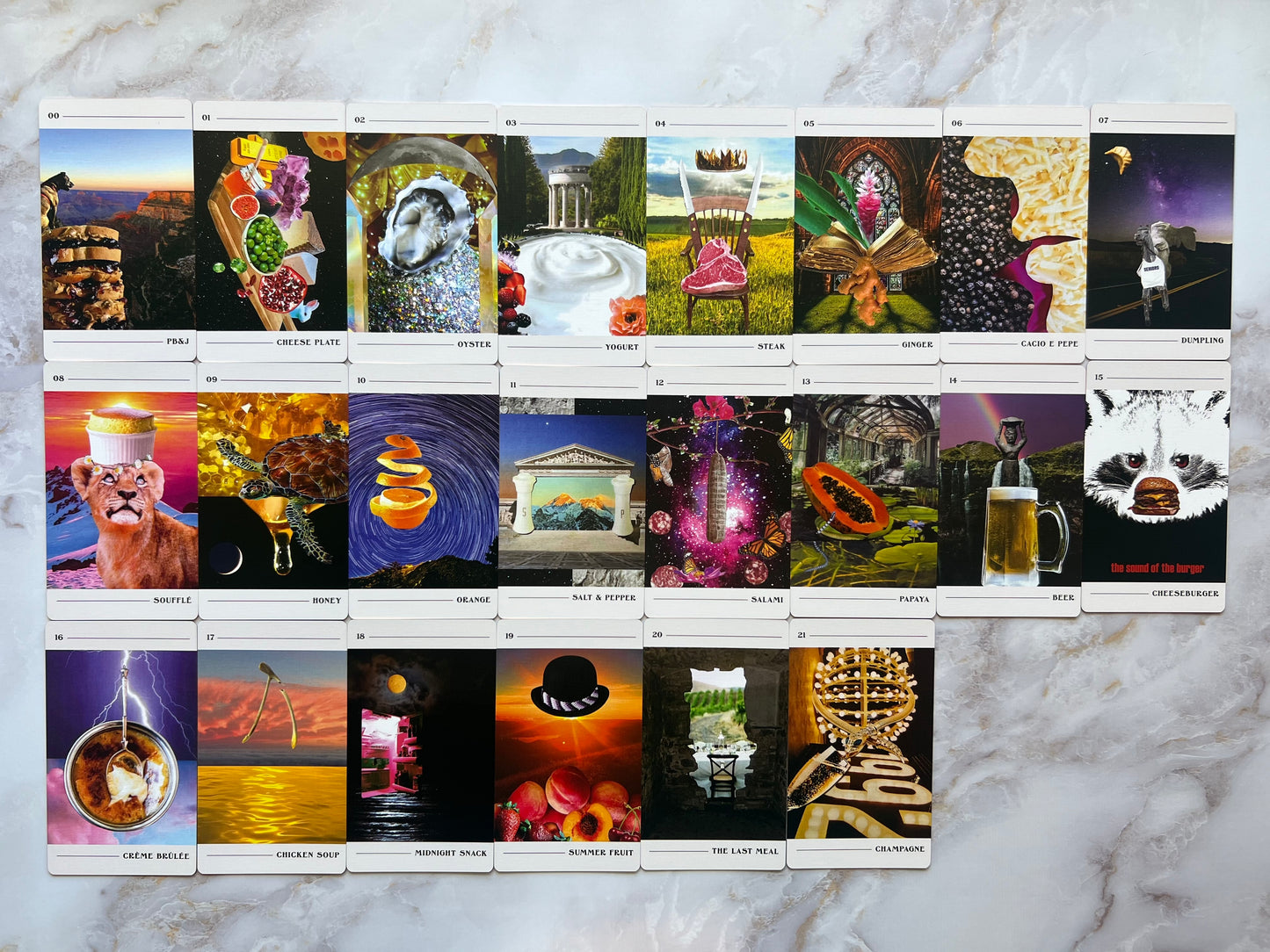 Cacio e Pepe Tarot Deck