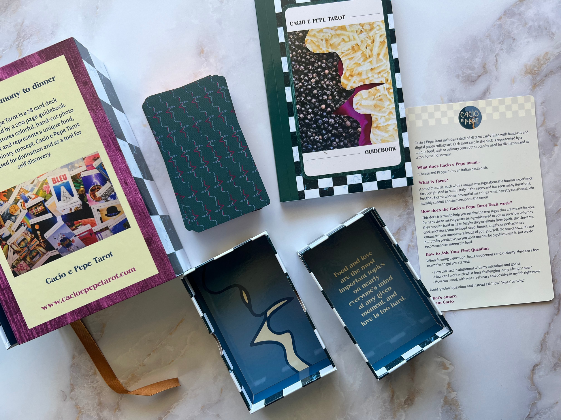 Cacio e Pepe Tarot Deck A Riffle In Time Cacio e Pepe Tarot Deck A Riffle In Time
