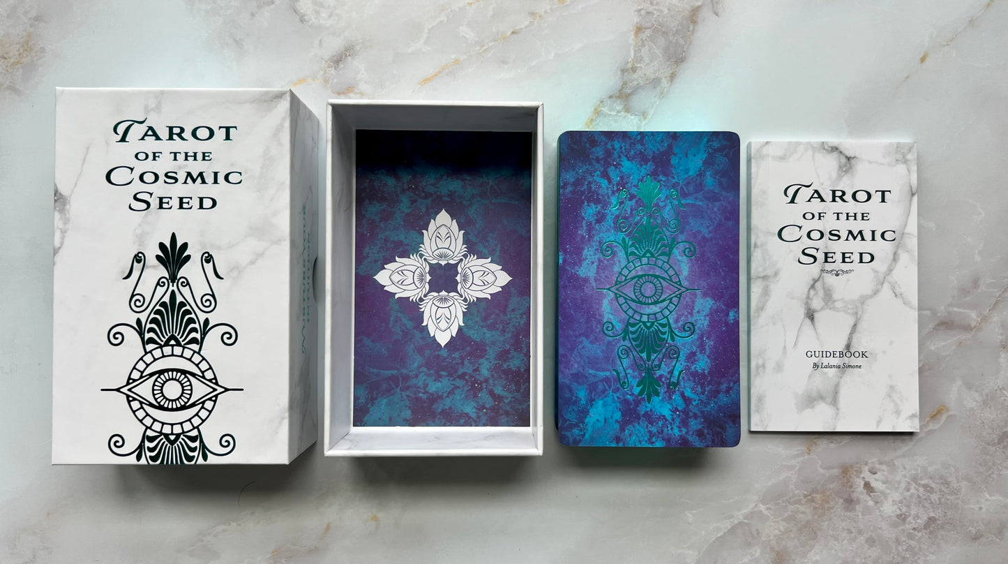 Tarot of the Cosmic Seed Radiant Crystal Card Oracle Deck Indie Tarot Deck Indie Oracle Deck Indie Decks Indie Deck