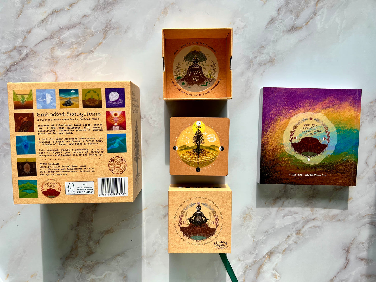 Embodied Ecosystems Tarot Oracle Deck Embodied Ecosystems Tarot Deck Embodied Ecosystems Oracle Deck Emodied Ecosystems Tar-oracle Deck Nature Tarot Deck