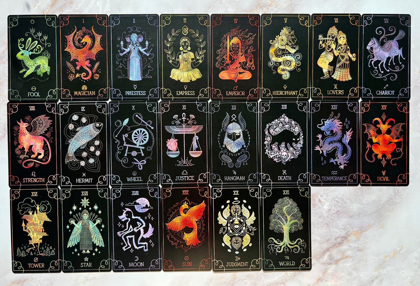 Folklore Tarot Deck Mythology Tarot Deck