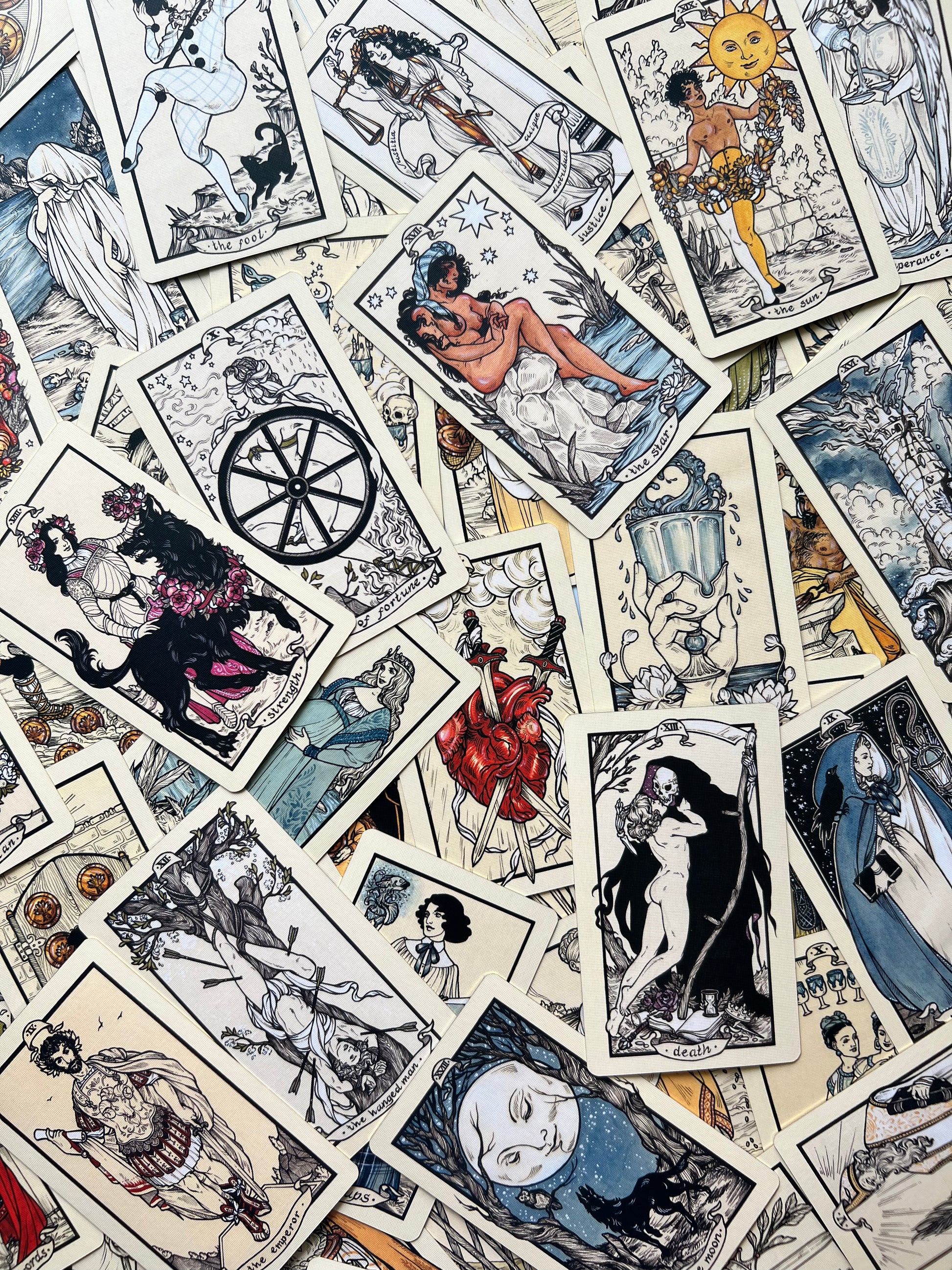 Fyodor Pavlov Tarot Deck Fyodor Pavlov Tarot Cards Queer Friendly Tarot Deck LGBTQ Friendly Tarot Deck Mass Market Tarot Deck Mass Market Decks