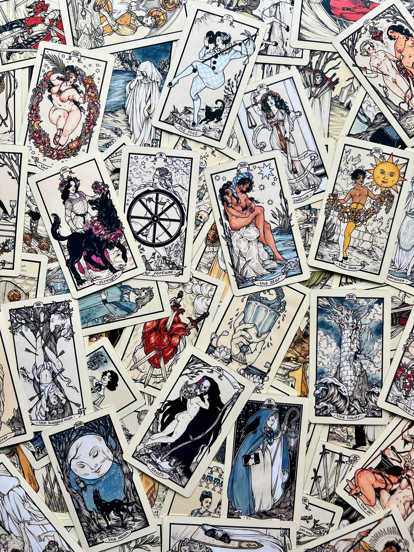 Fyodor Pavlov Tarot Deck Fyodor Pavlov Tarot Cards Queer Friendly Tarot Deck LGBTQ Friendly Tarot Deck Mass Market Tarot Deck Mass Market Decks
