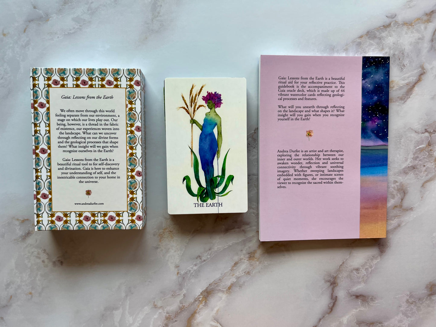Gaia Lessons from the Earth Oracle Deck Gaia Oracle Deck Gaia Oracle Cards Watercolor Art Oracle Cards Indie Oracle Deck Indie Oracle Cards Indie Decks Indie Deck