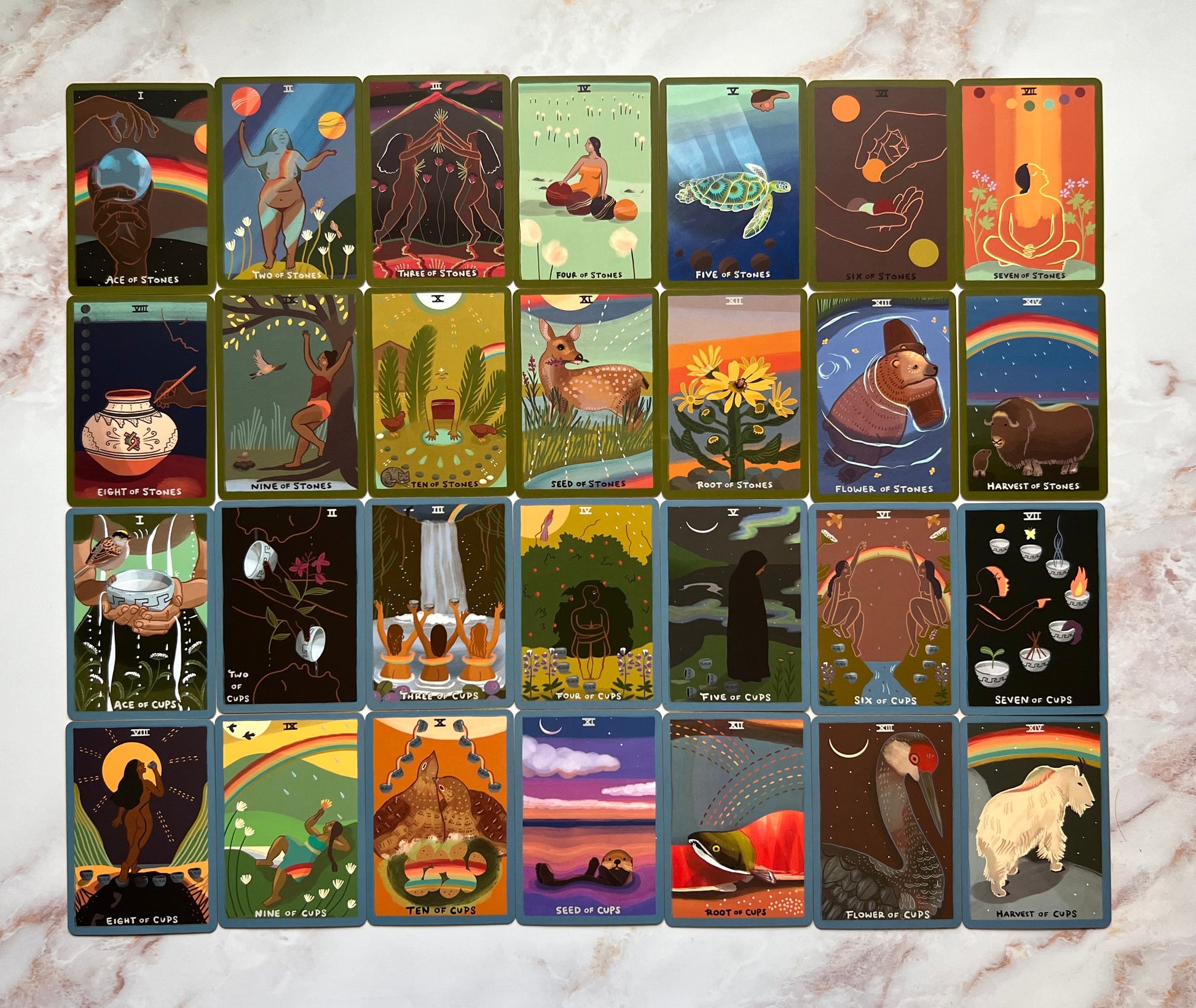 Gentle Tarot Deck Linen Edition