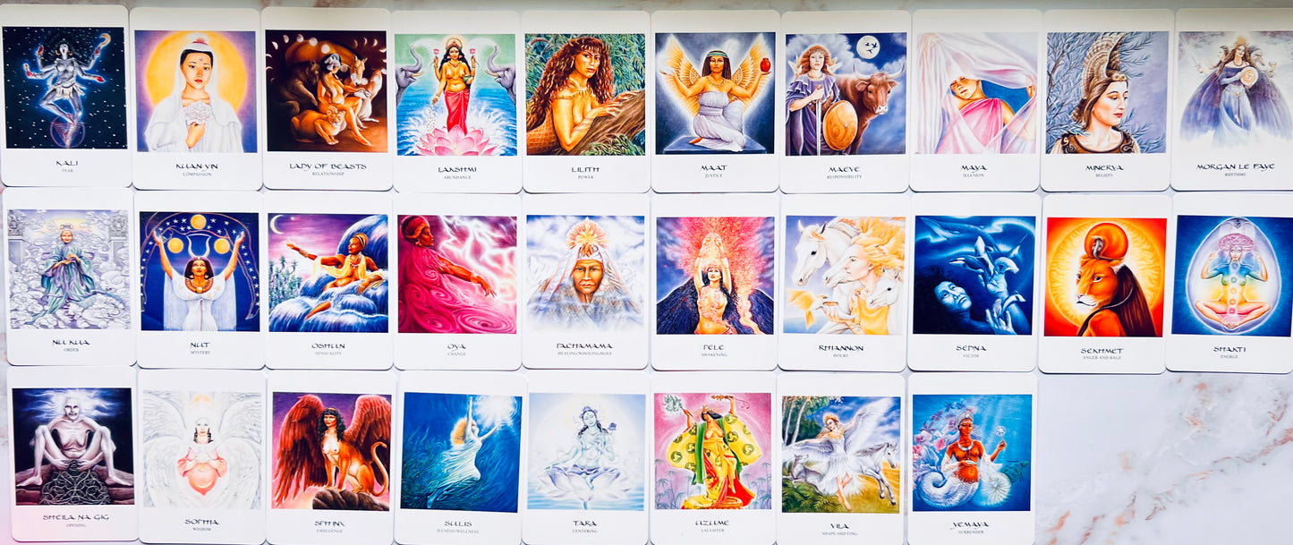Goddess Oracle Deck Goddess Cards 