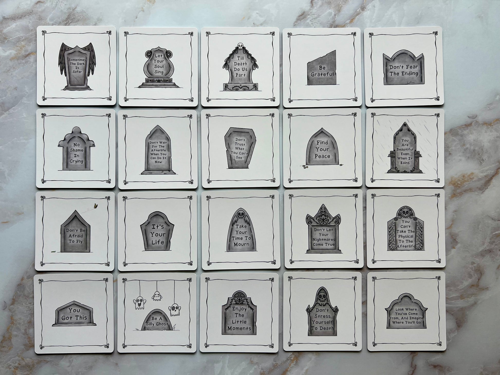 Graveyard Oracle Deck Indie Oracle Deck Indie Oracle Decks Indie Decks 