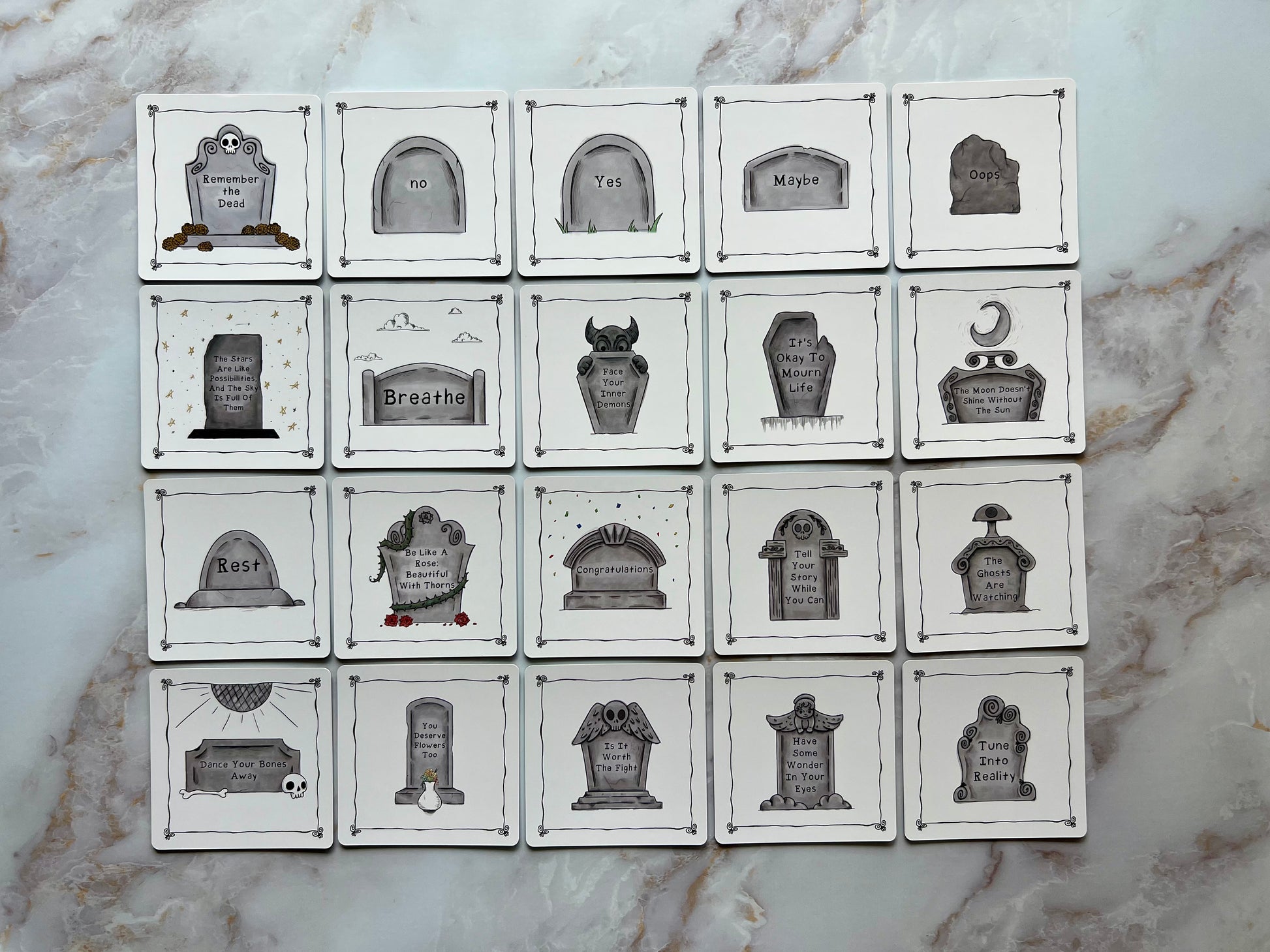 Graveyard Oracle Deck Indie Oracle Deck Indie Oracle Decks Indie Decks 